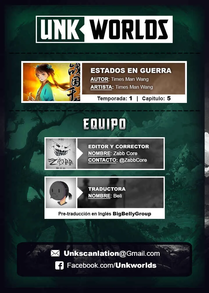 Millenniums of Warring States Capítulo 5: Hambriento. - Page 1
