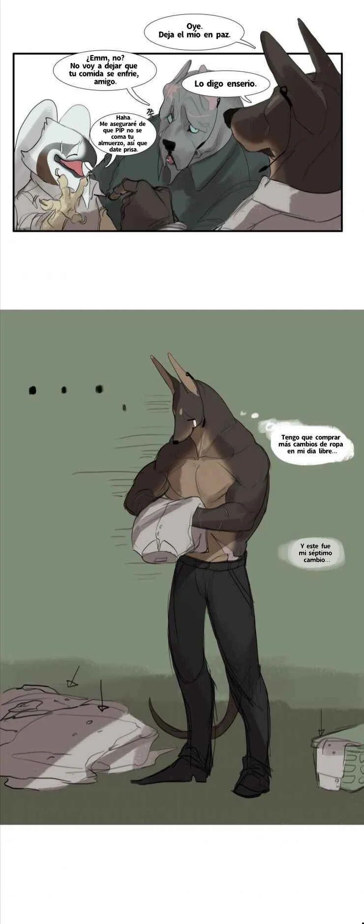 Miss Kitty and Her Bodyguards Capítulo 1: En Servicio | Día Libre - Page 9