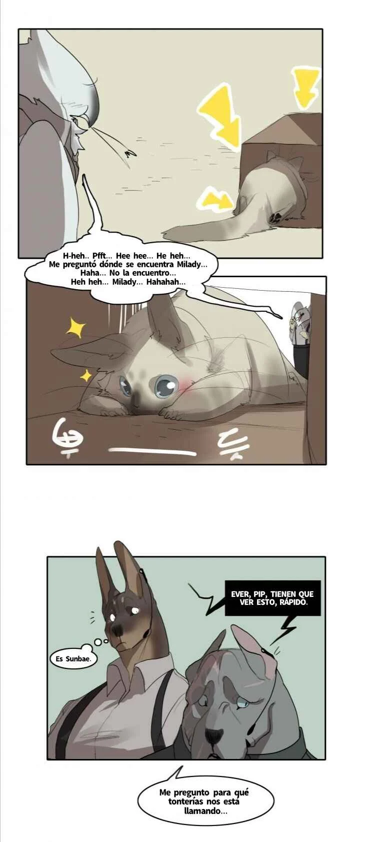 Miss Kitty and Her Bodyguards Capítulo 2: Zapatos | Estoy Ocupado En Este Momento | Las Escondidas - Page 9