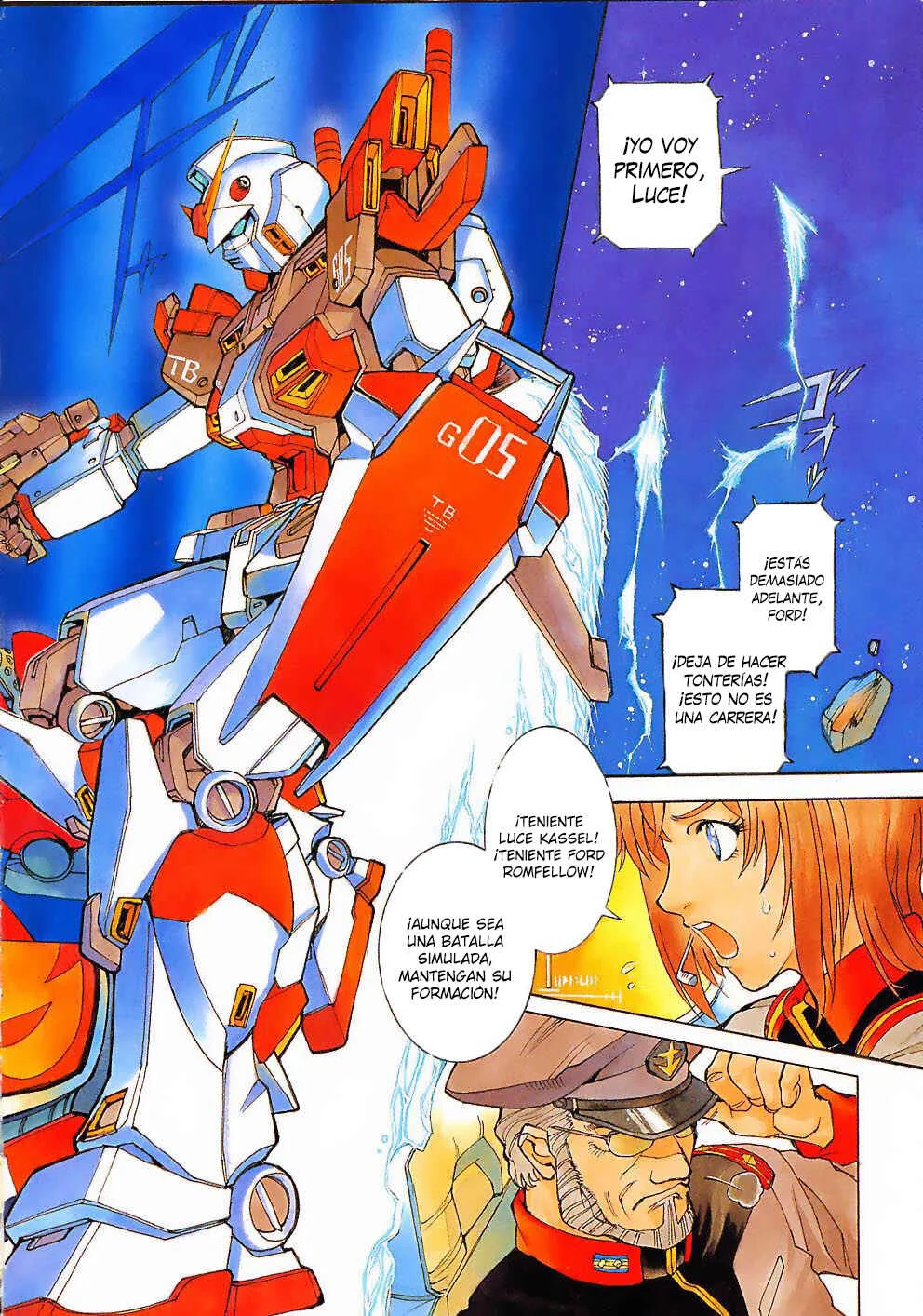 Mobile Suit Gundam Gaiden REBELLION: Space, at the End of a Flash... Capítulo 1: Operación 1: Primera Batalla - Page 3