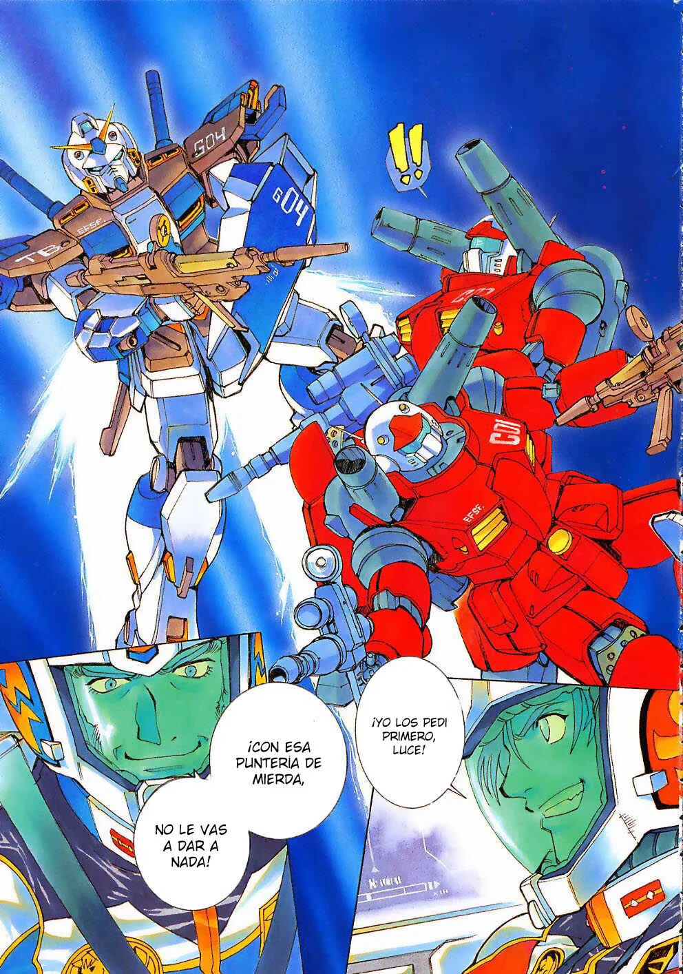 Mobile Suit Gundam Gaiden REBELLION: Space, at the End of a Flash... Capítulo 1: Operación 1: Primera Batalla - Page 4