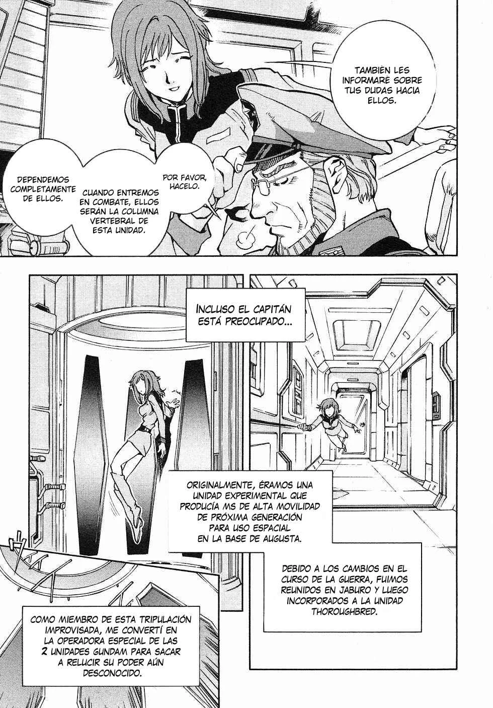 Mobile Suit Gundam Gaiden REBELLION: Space, at the End of a Flash... Capítulo 1: Operación 1: Primera Batalla - Page 10