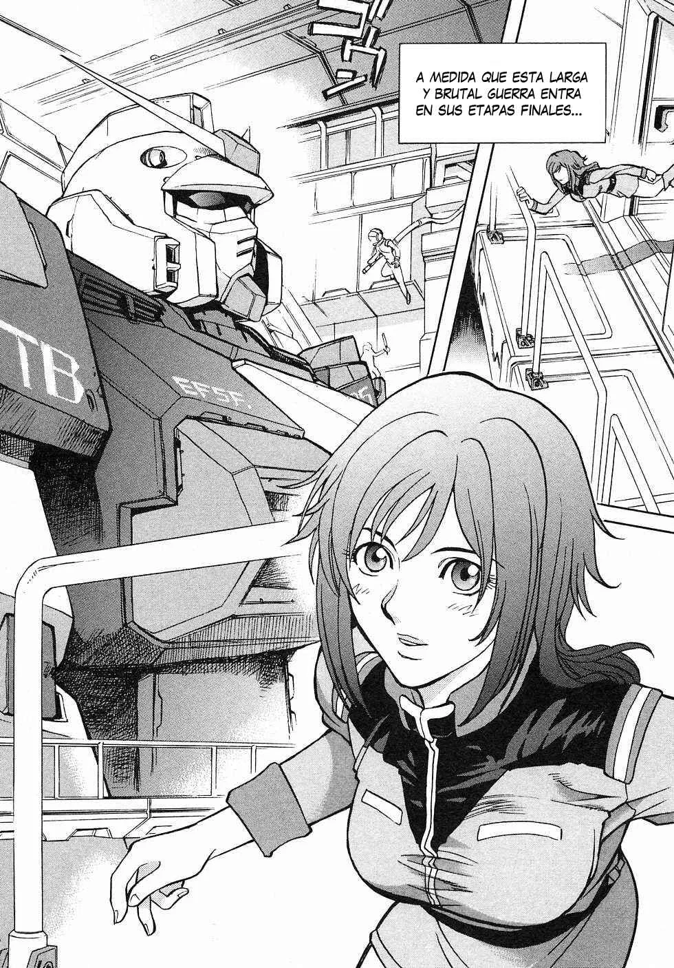 Mobile Suit Gundam Gaiden REBELLION: Space, at the End of a Flash... Capítulo 1: Operación 1: Primera Batalla - Page 11