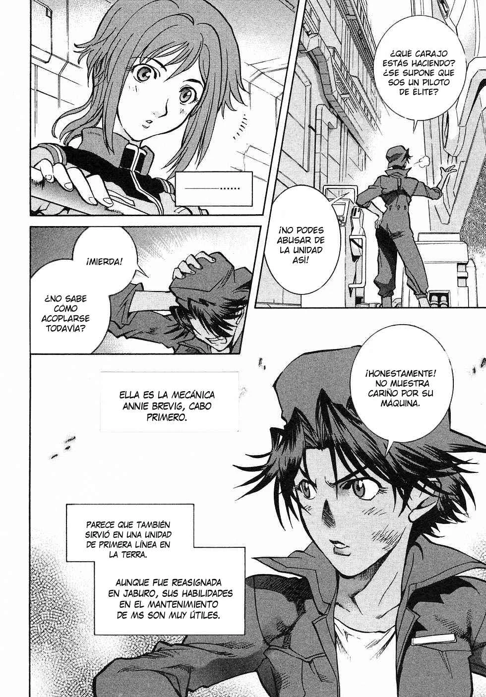 Mobile Suit Gundam Gaiden REBELLION: Space, at the End of a Flash... Capítulo 1: Operación 1: Primera Batalla - Page 13