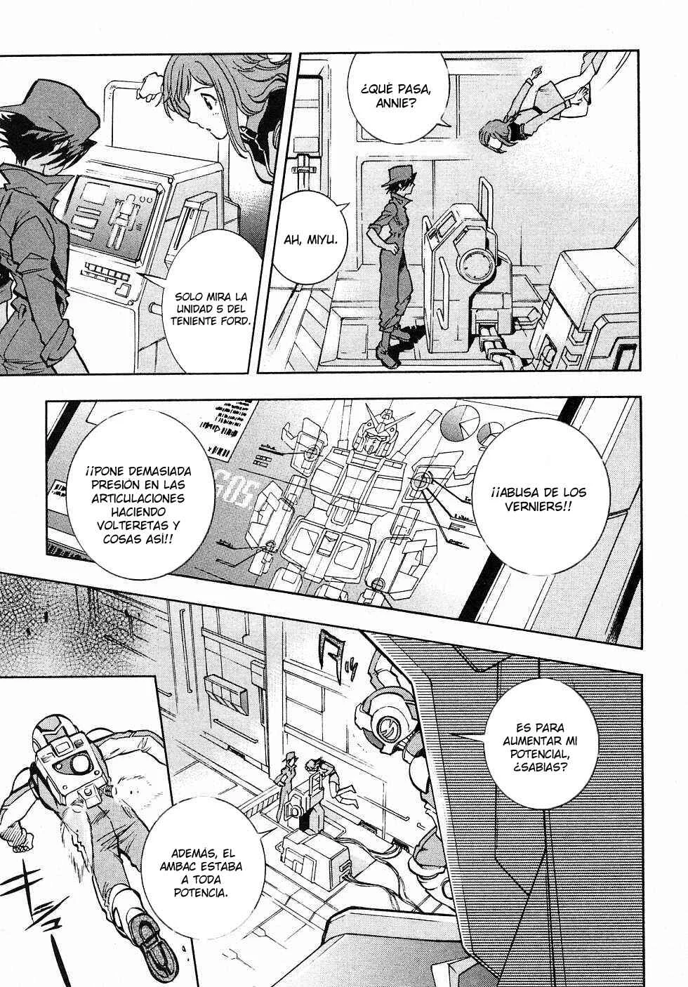 Mobile Suit Gundam Gaiden REBELLION: Space, at the End of a Flash... Capítulo 1: Operación 1: Primera Batalla - Page 14