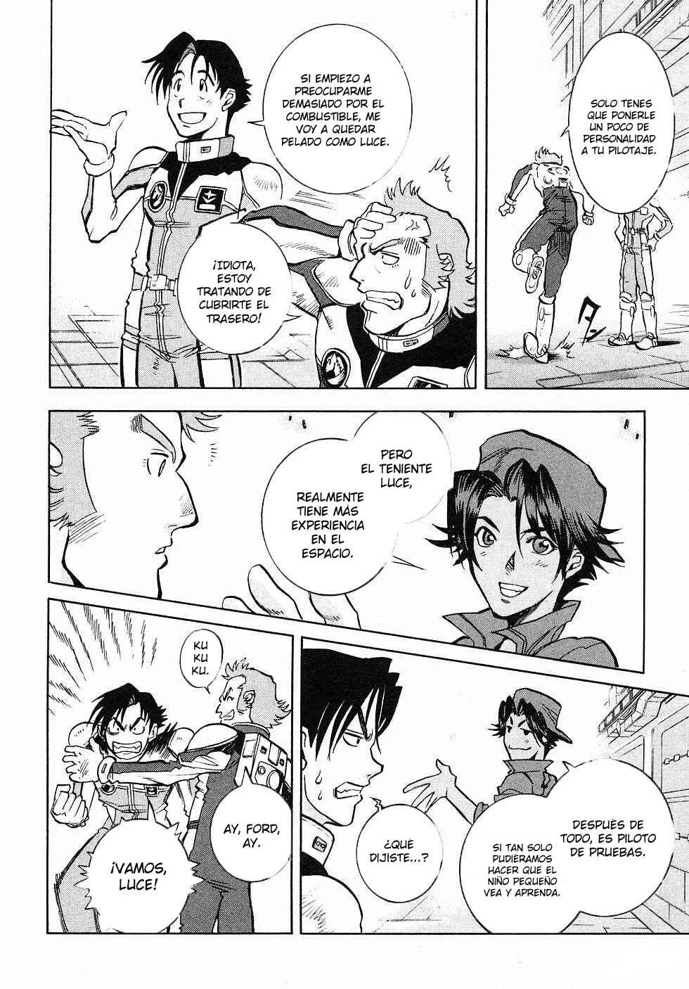 Mobile Suit Gundam Gaiden REBELLION: Space, at the End of a Flash... Capítulo 1: Operación 1: Primera Batalla - Page 17