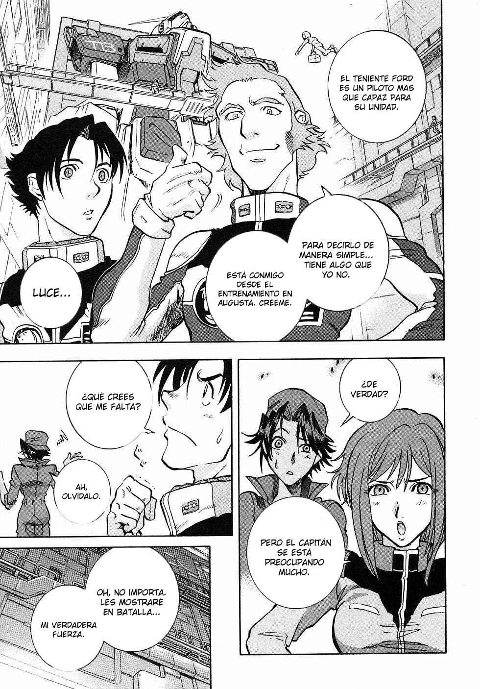 Mobile Suit Gundam Gaiden REBELLION: Space, at the End of a Flash... Capítulo 1: Operación 1: Primera Batalla - Page 18