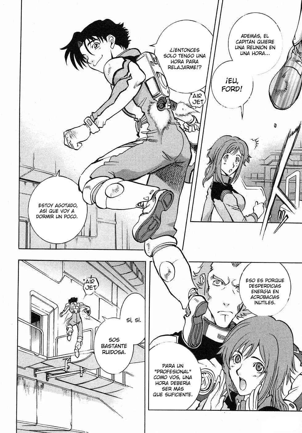 Mobile Suit Gundam Gaiden REBELLION: Space, at the End of a Flash... Capítulo 1: Operación 1: Primera Batalla - Page 19