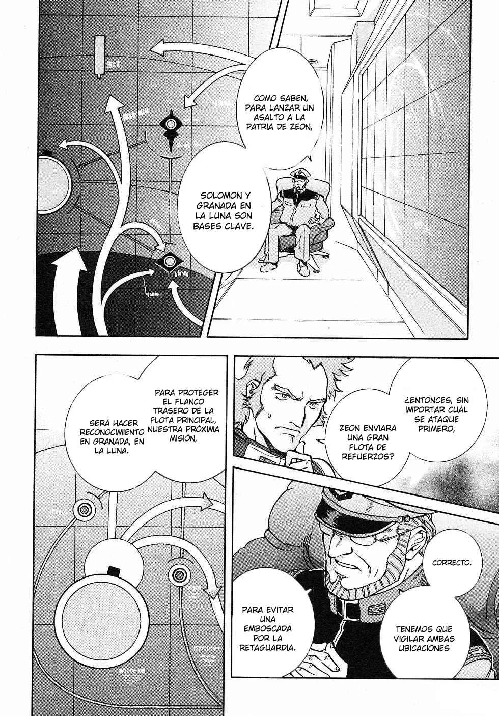 Mobile Suit Gundam Gaiden REBELLION: Space, at the End of a Flash... Capítulo 1: Operación 1: Primera Batalla - Page 21