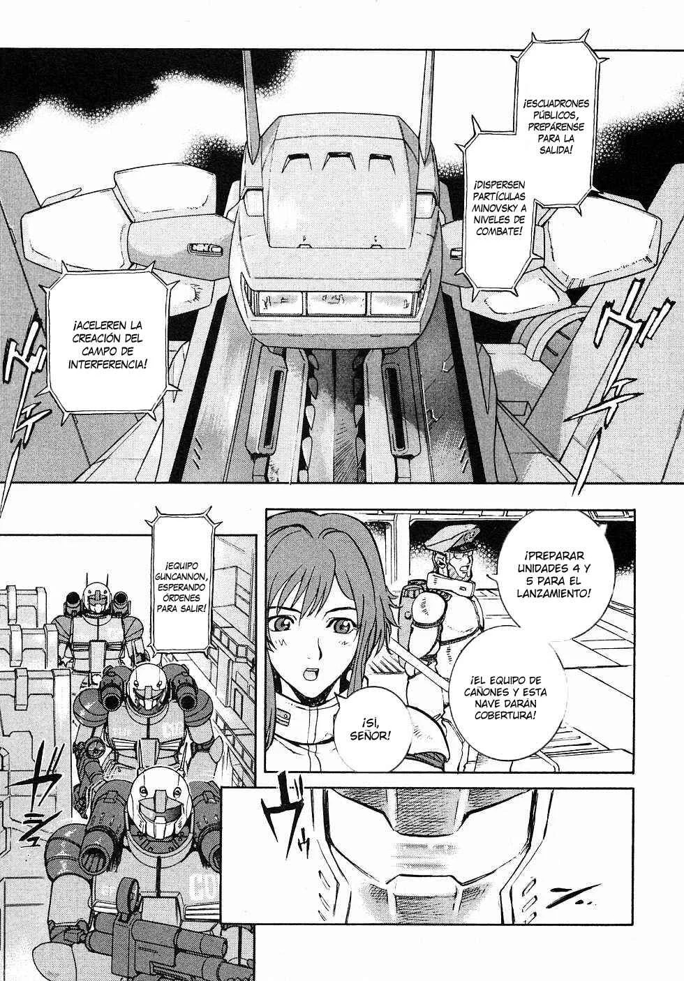 Mobile Suit Gundam Gaiden REBELLION: Space, at the End of a Flash... Capítulo 1: Operación 1: Primera Batalla - Page 30