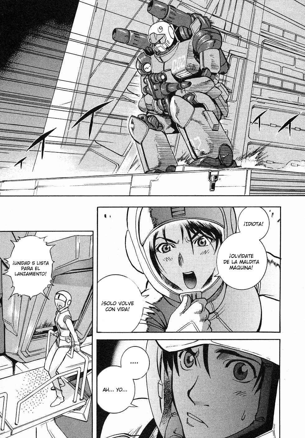 Mobile Suit Gundam Gaiden REBELLION: Space, at the End of a Flash... Capítulo 1: Operación 1: Primera Batalla - Page 32