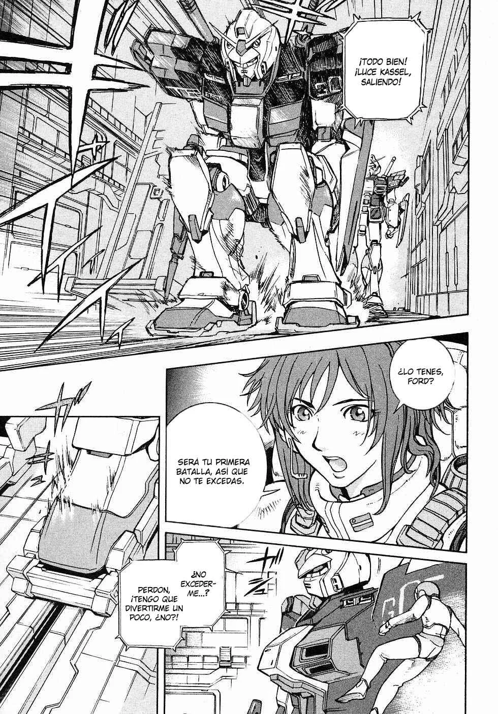 Mobile Suit Gundam Gaiden REBELLION: Space, at the End of a Flash... Capítulo 1: Operación 1: Primera Batalla - Page 34