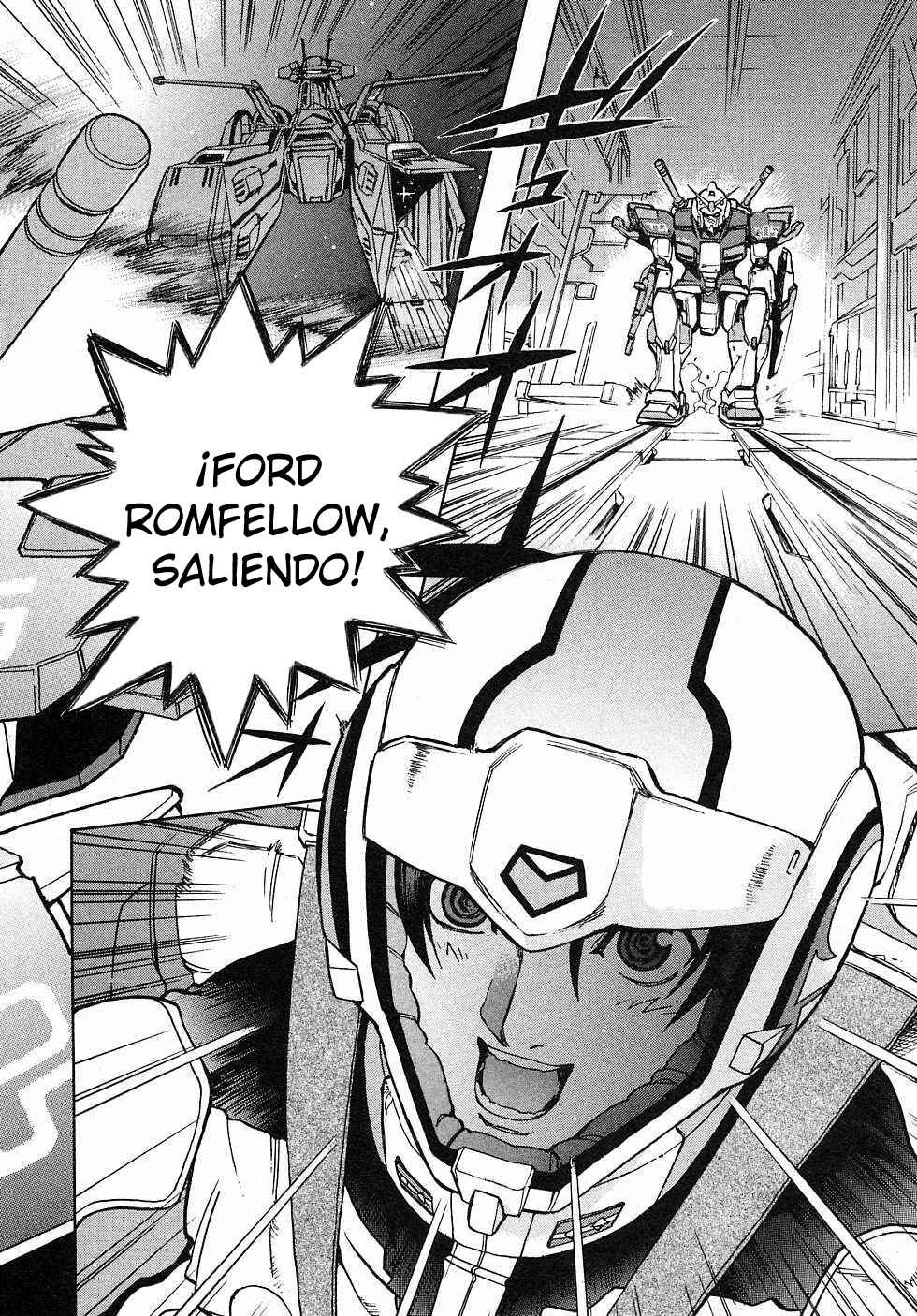 Mobile Suit Gundam Gaiden REBELLION: Space, at the End of a Flash... Capítulo 1: Operación 1: Primera Batalla - Page 35