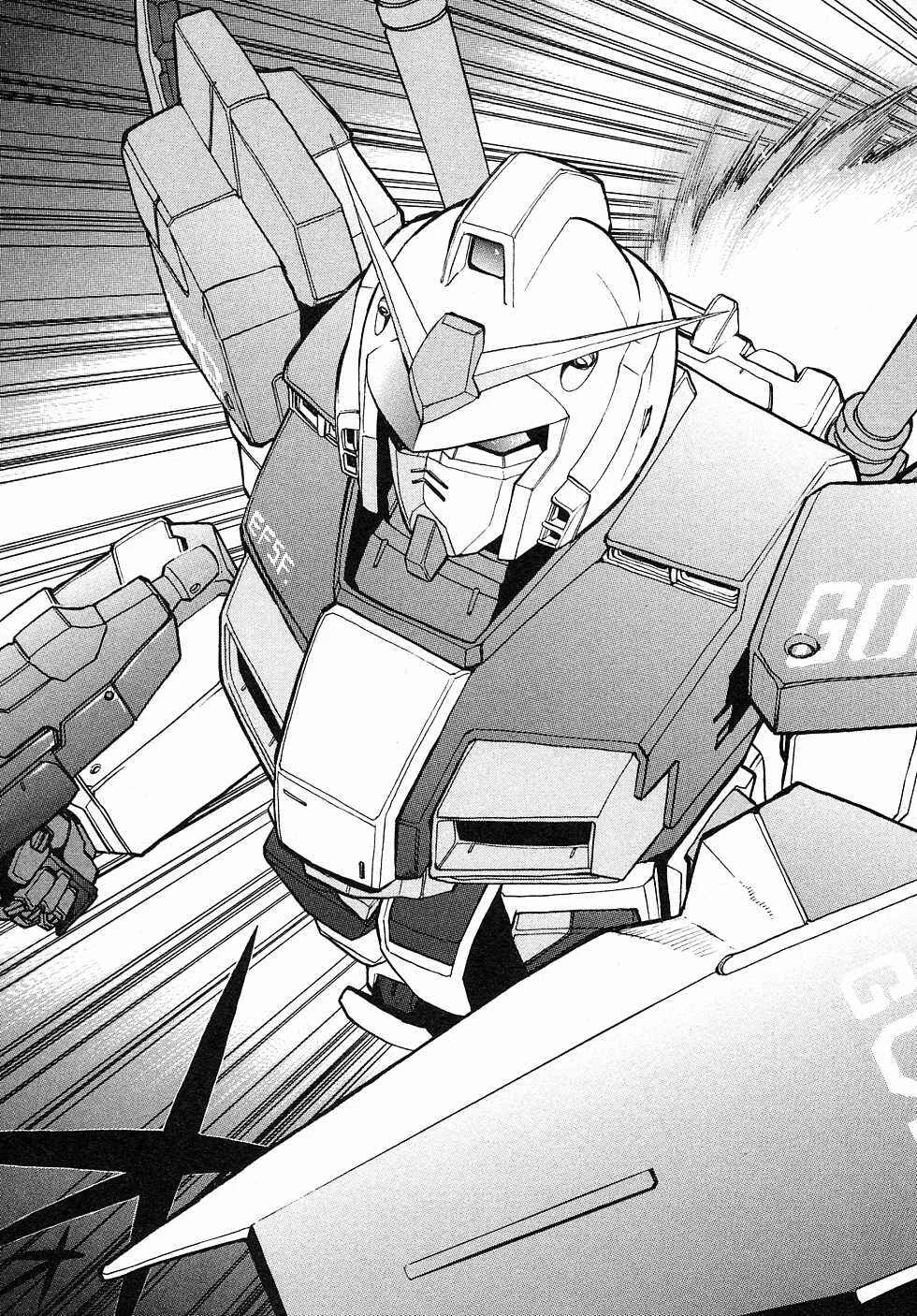 Mobile Suit Gundam Gaiden REBELLION: Space, at the End of a Flash... Capítulo 1: Operación 1: Primera Batalla - Page 36