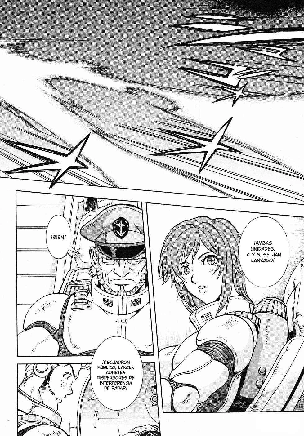 Mobile Suit Gundam Gaiden REBELLION: Space, at the End of a Flash... Capítulo 1: Operación 1: Primera Batalla - Page 37