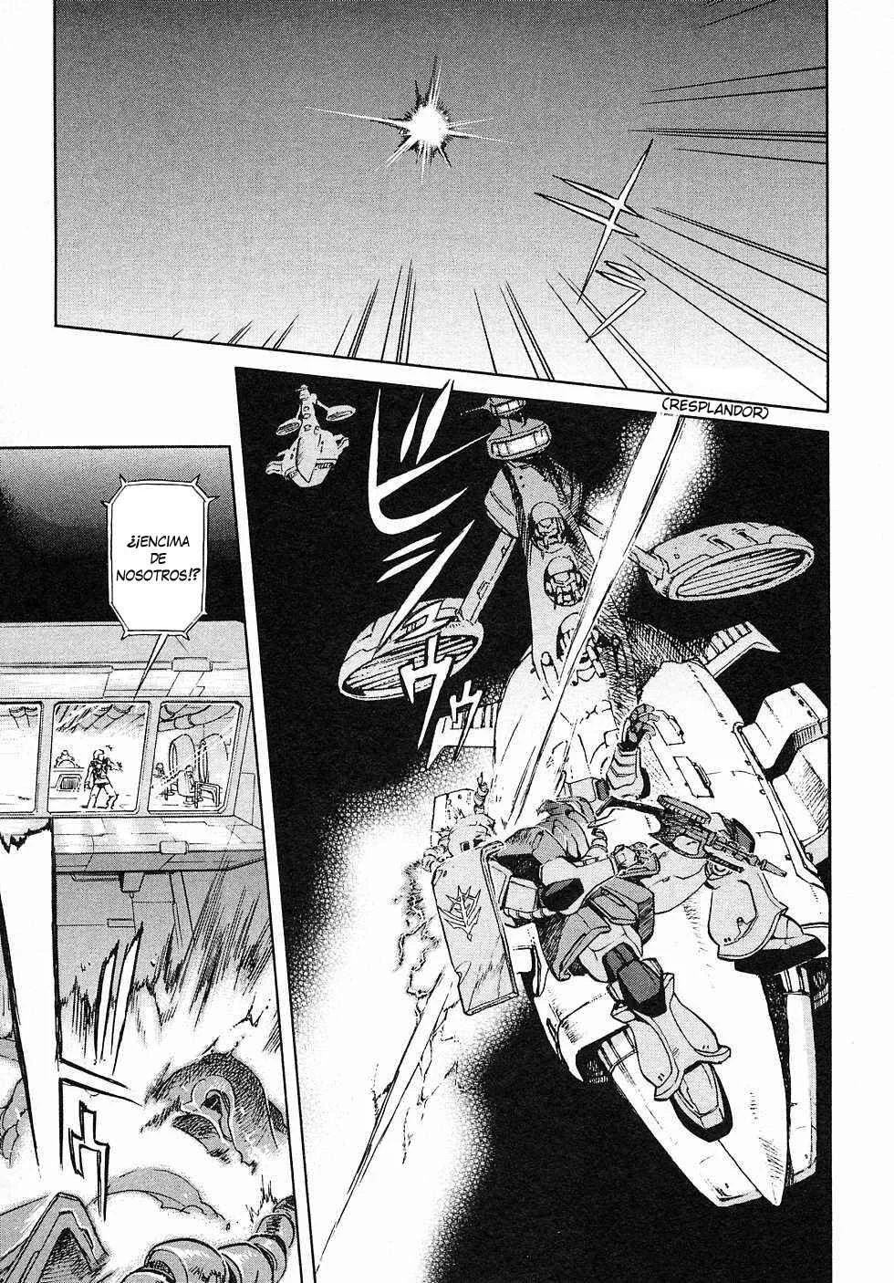 Mobile Suit Gundam Gaiden REBELLION: Space, at the End of a Flash... Capítulo 1: Operación 1: Primera Batalla - Page 40