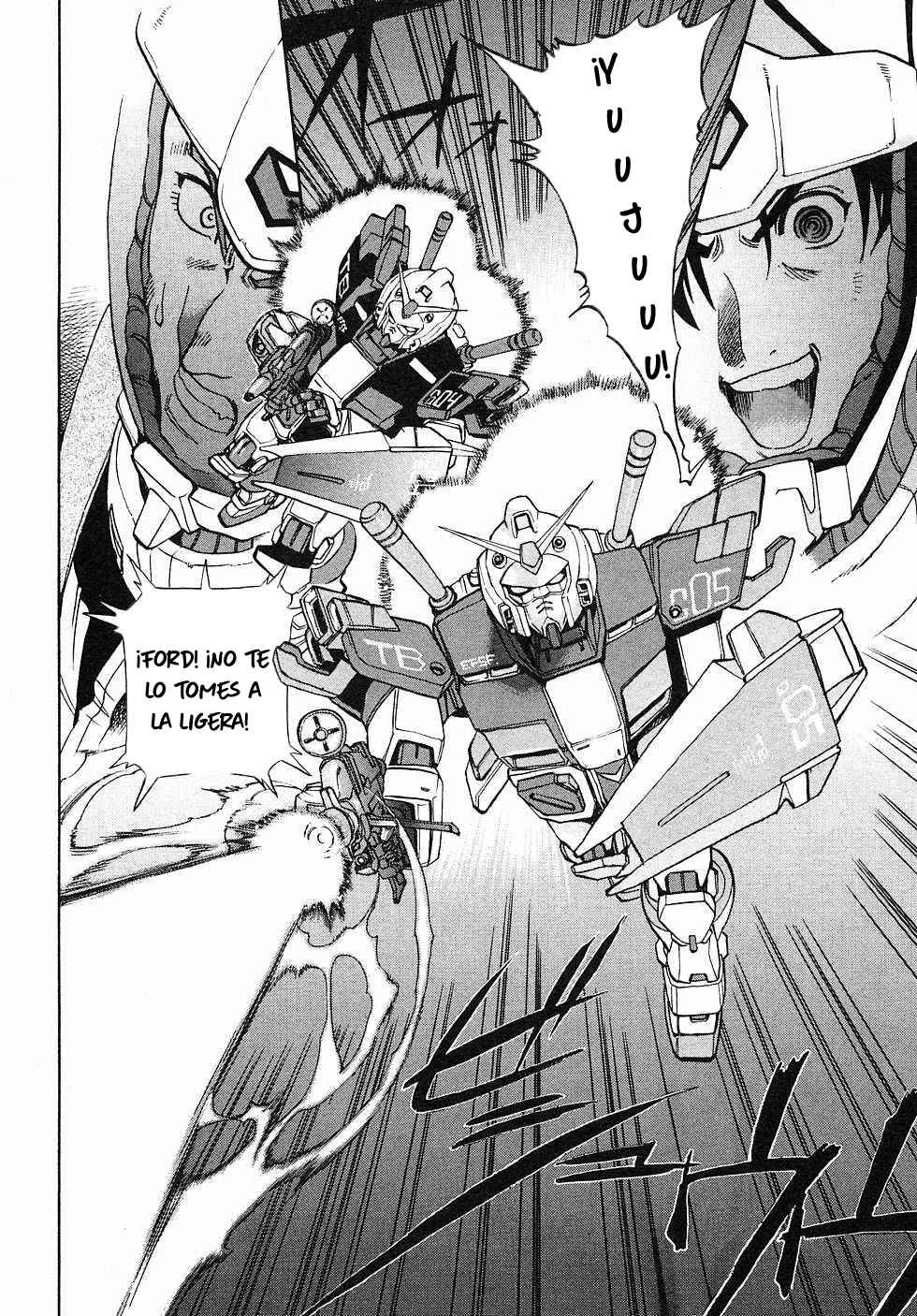 Mobile Suit Gundam Gaiden REBELLION: Space, at the End of a Flash... Capítulo 1: Operación 1: Primera Batalla - Page 41