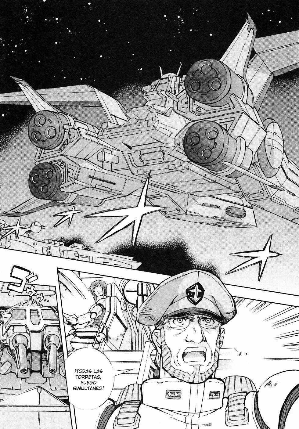 Mobile Suit Gundam Gaiden REBELLION: Space, at the End of a Flash... Capítulo 1: Operación 1: Primera Batalla - Page 44