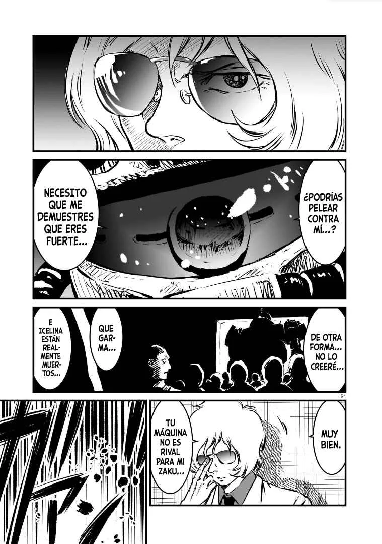 Mobile Suit Gundam: The battle tales of Flanagan Boone Capítulo 3: El Cometa Rojo (Parte 1) - Page 19