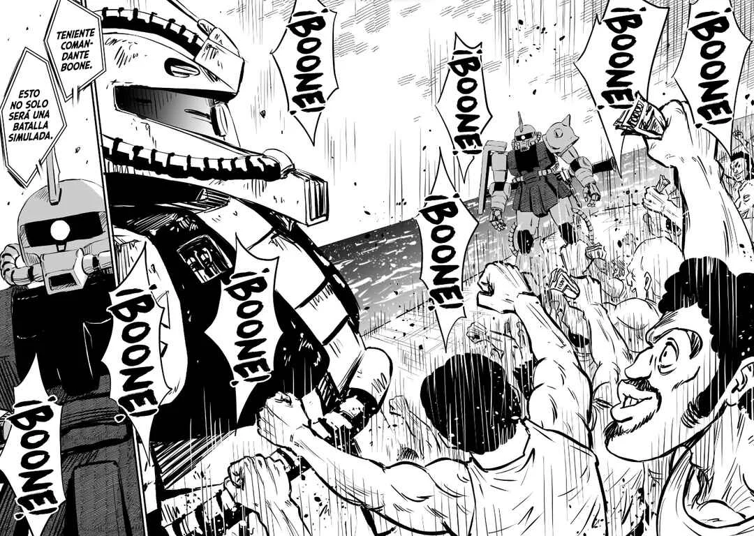 Mobile Suit Gundam: The battle tales of Flanagan Boone Capítulo 3: El Cometa Rojo (Parte 1) - Page 22