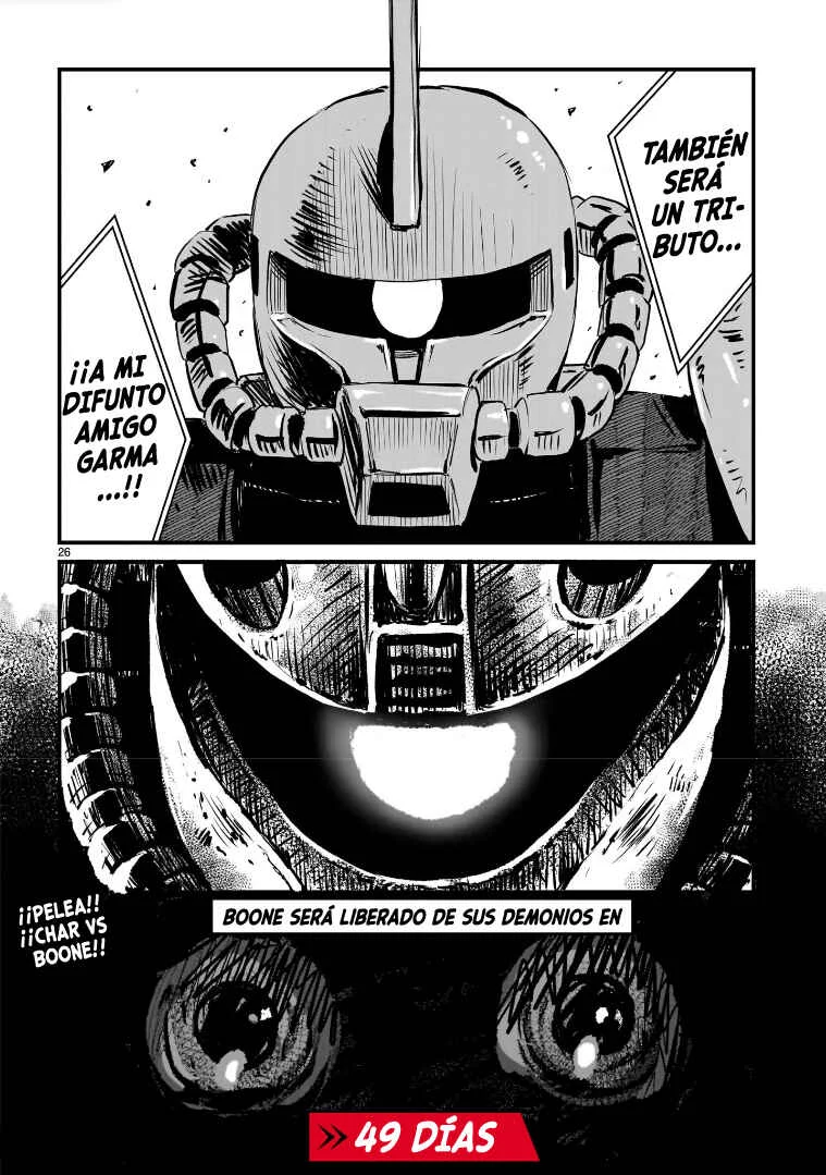Mobile Suit Gundam: The battle tales of Flanagan Boone Capítulo 3: El Cometa Rojo (Parte 1) - Page 23