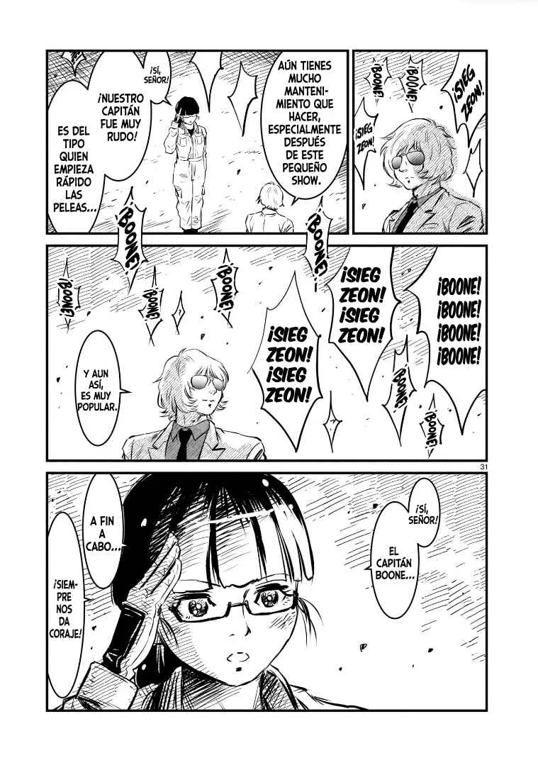 Mobile Suit Gundam: The battle tales of Flanagan Boone Capítulo 4: El Cometa Rojo (Parte 2) - Page 28