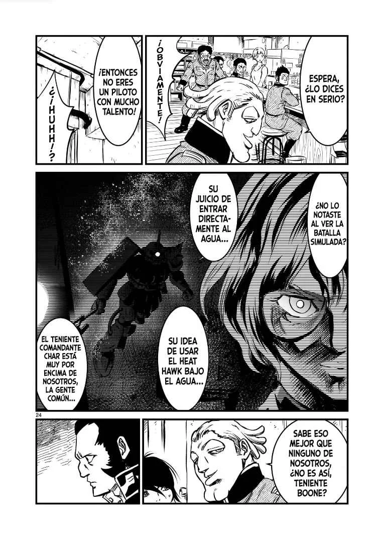 Mobile Suit Gundam: The battle tales of Flanagan Boone Capítulo 5: El Séquito de Gihren - Page 24