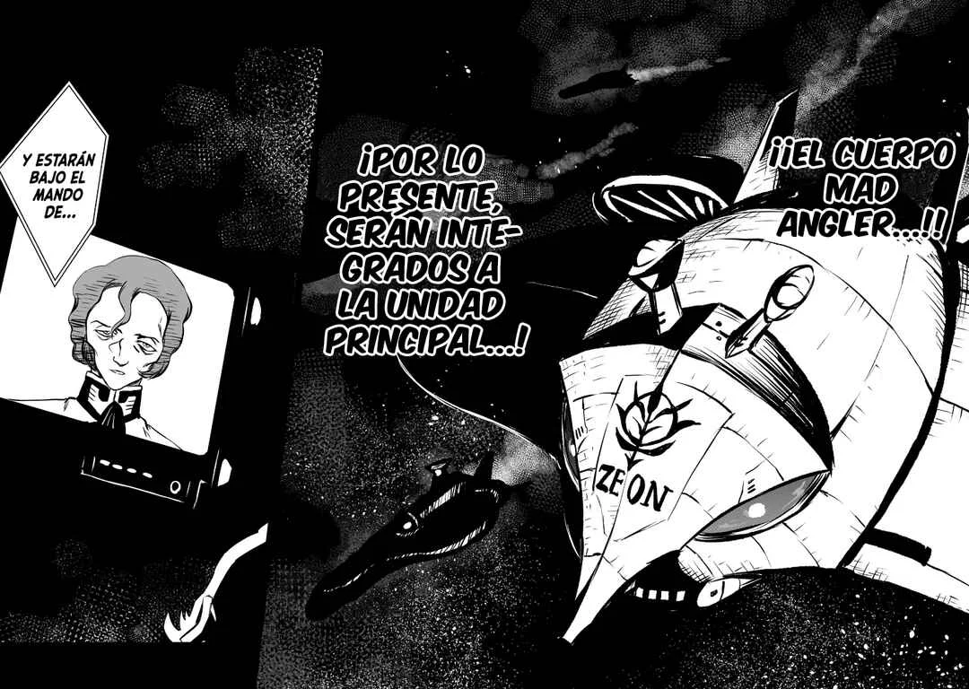 Mobile Suit Gundam: The battle tales of Flanagan Boone Capítulo 5: El Séquito de Gihren - Page 36