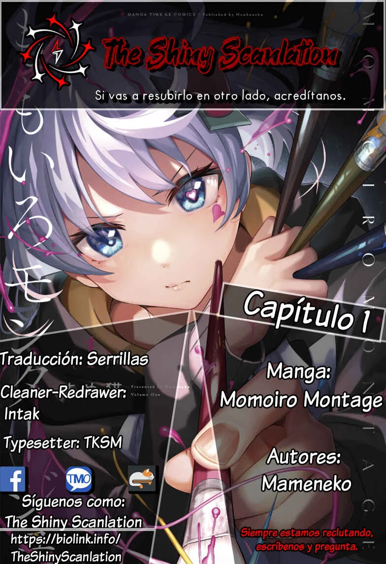 Momoiro Montage Capítulo 1: Despierta, poder de momoiro - Page 1