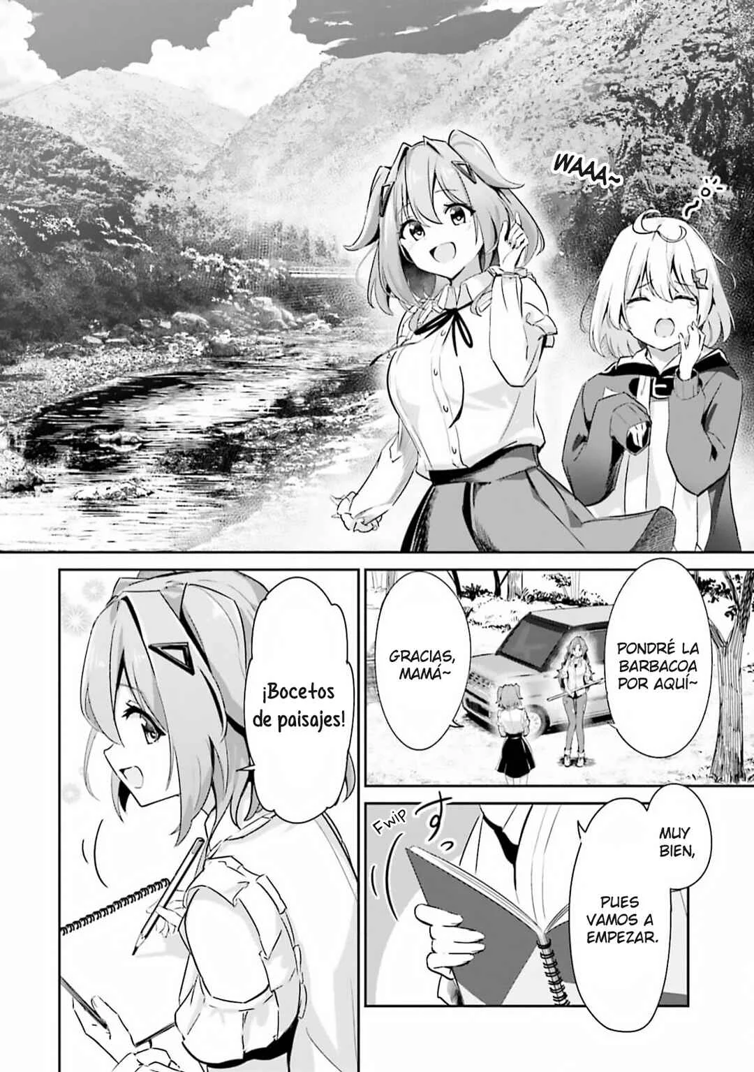 Momoiro Montage Capítulo 2: El nacimiento de una alpinista - Page 5