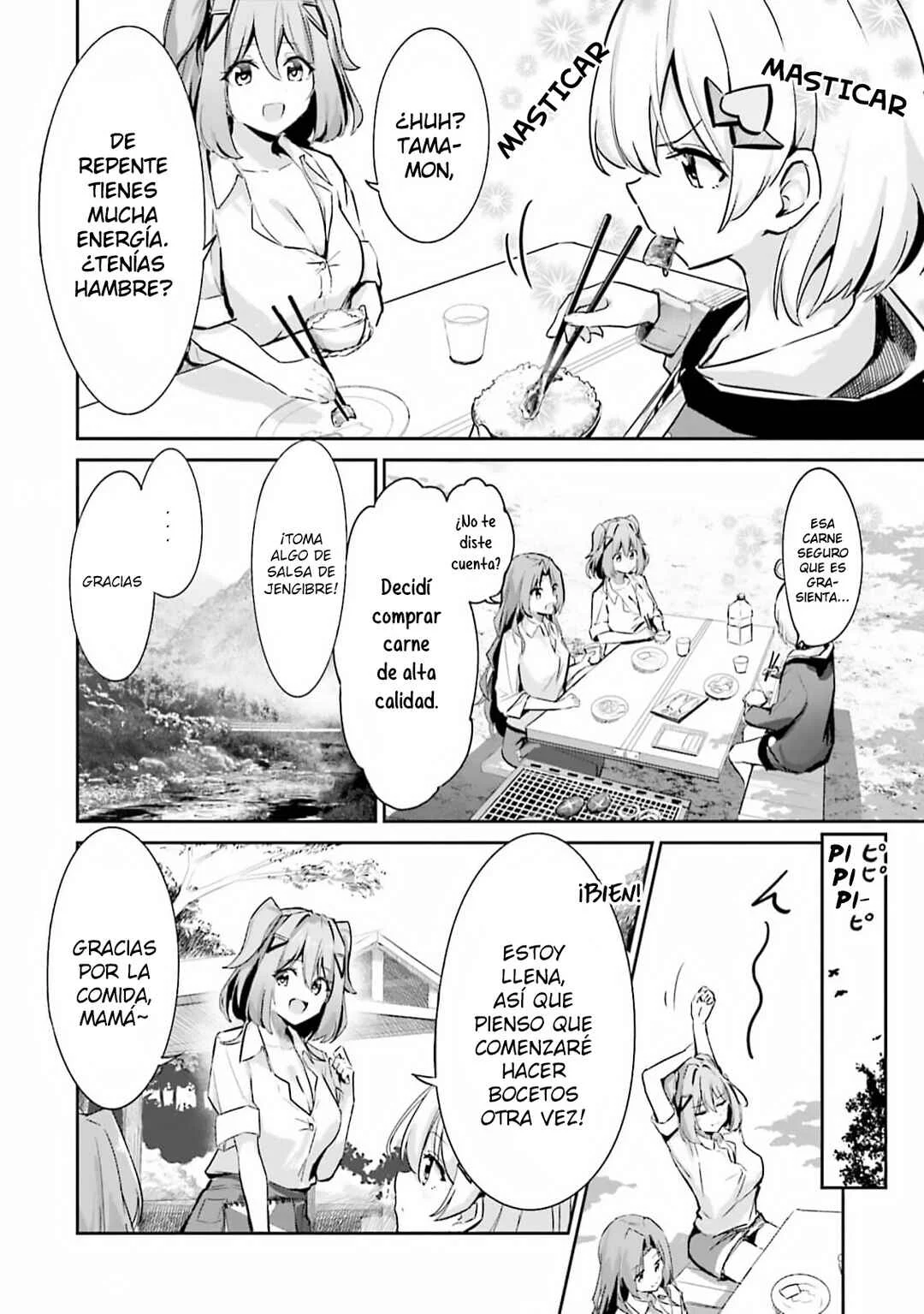 Momoiro Montage Capítulo 2: El nacimiento de una alpinista - Page 11