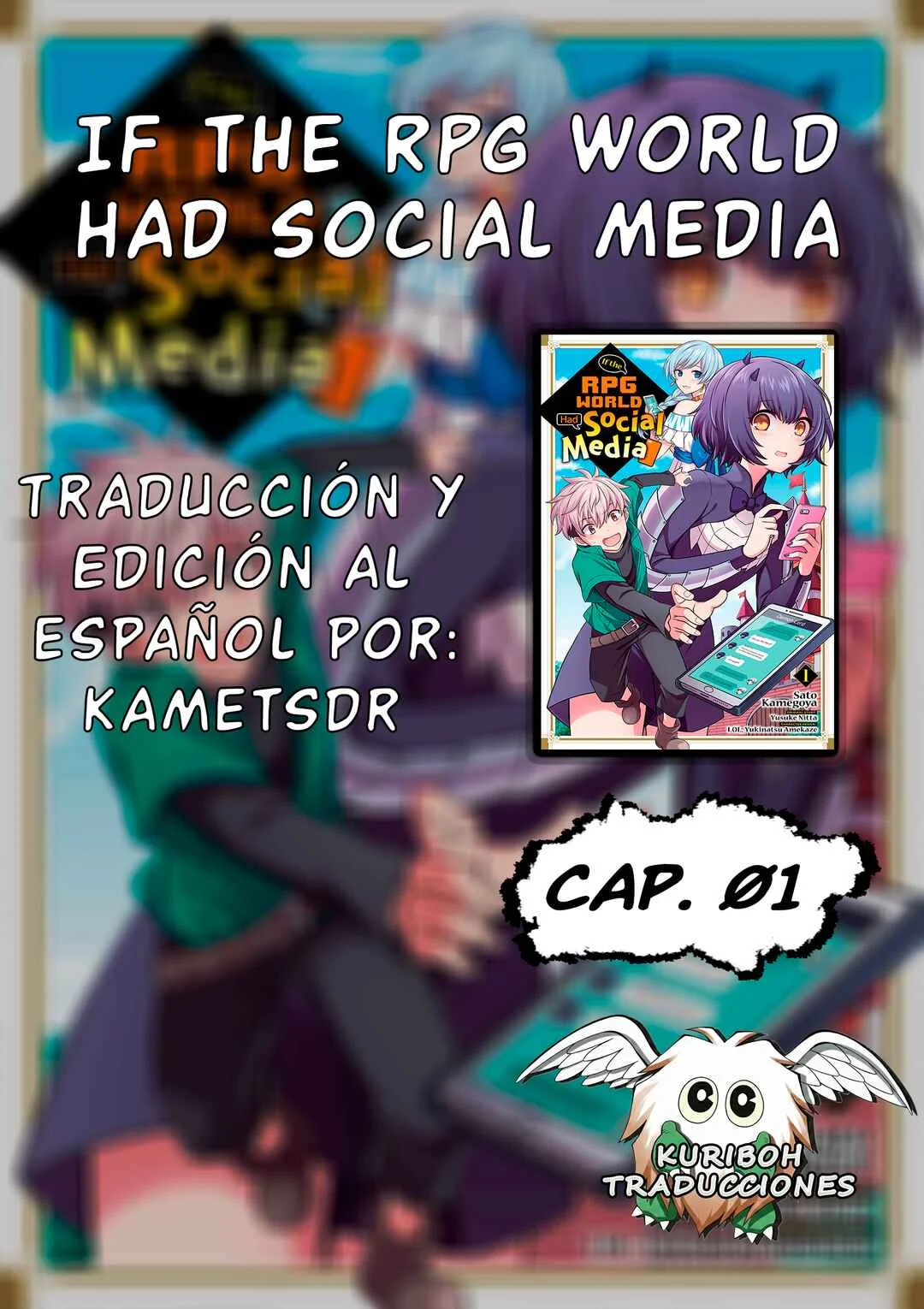 Moshi Role Playing Game no Sekai ni SNS ga Attara Capítulo 1: El Héroe y la Lord Demonio - Page 1
