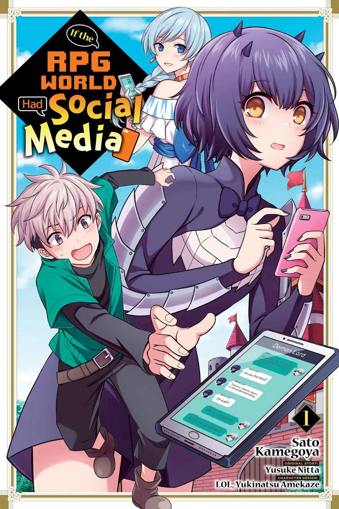 Moshi Role Playing Game no Sekai ni SNS ga Attara Capítulo 1: El Héroe y la Lord Demonio - Page 2