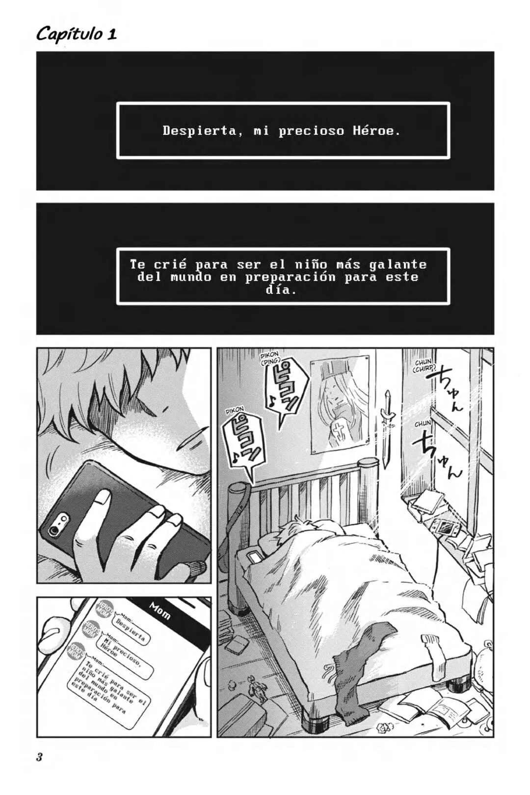 Moshi Role Playing Game no Sekai ni SNS ga Attara Capítulo 1: El Héroe y la Lord Demonio - Page 5