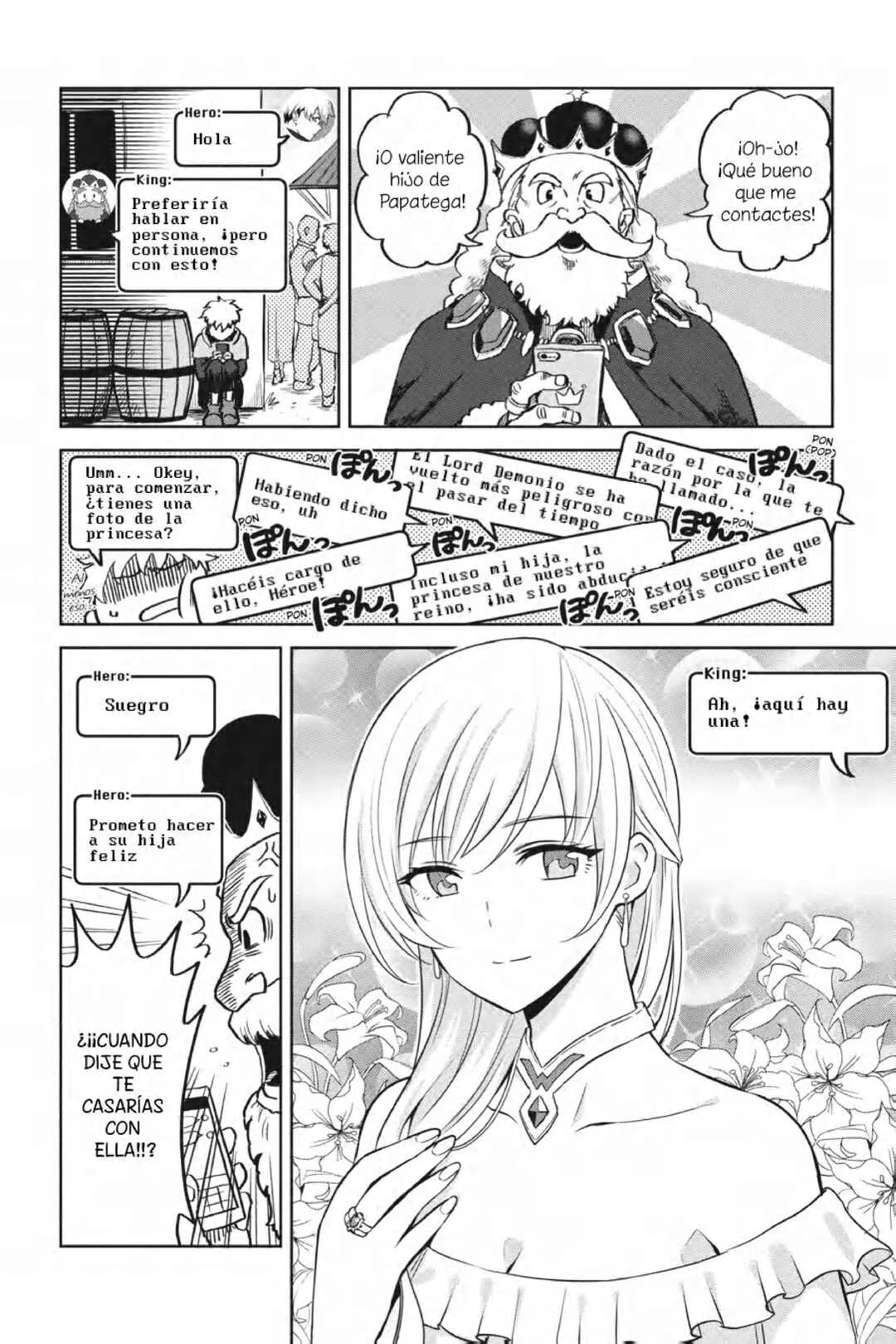 Moshi Role Playing Game no Sekai ni SNS ga Attara Capítulo 1: El Héroe y la Lord Demonio - Page 8