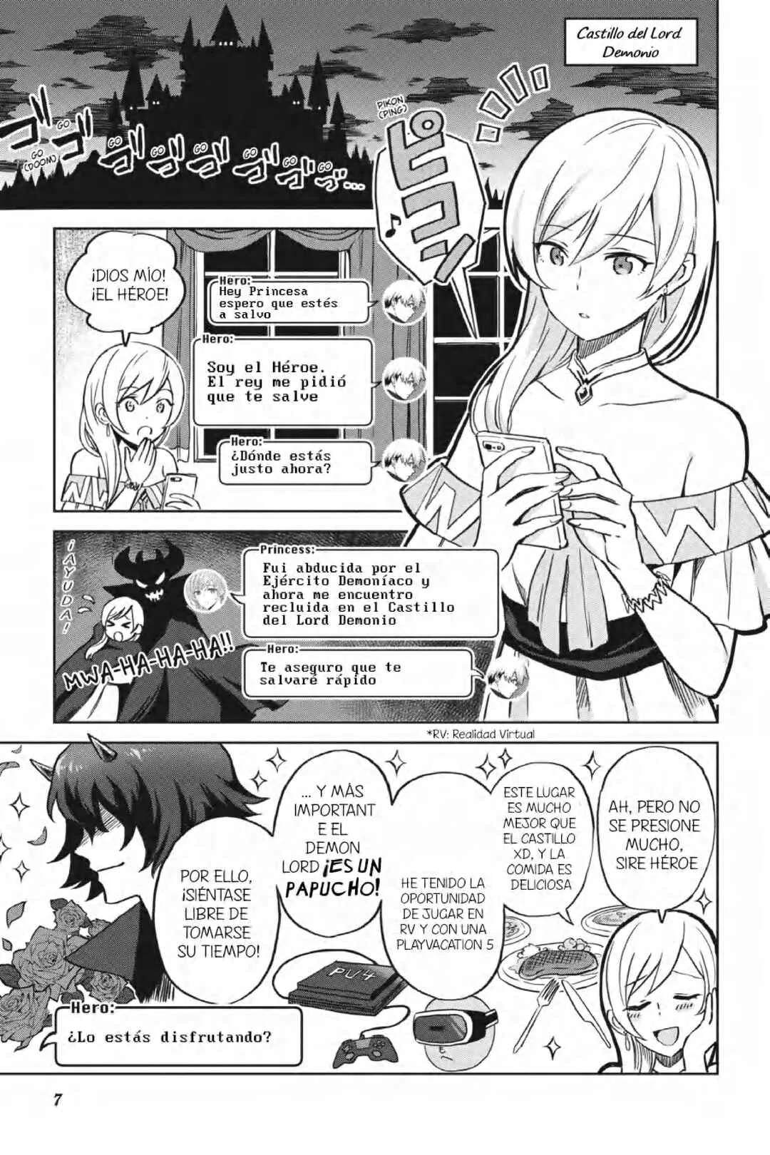 Moshi Role Playing Game no Sekai ni SNS ga Attara Capítulo 1: El Héroe y la Lord Demonio - Page 9