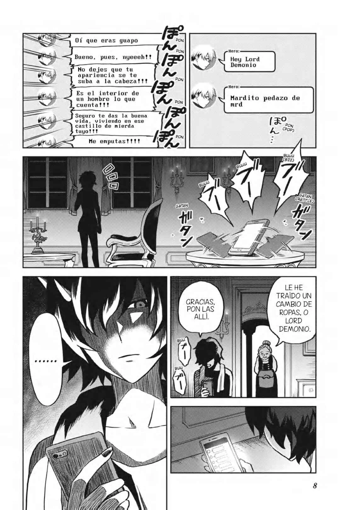 Moshi Role Playing Game no Sekai ni SNS ga Attara Capítulo 1: El Héroe y la Lord Demonio - Page 10