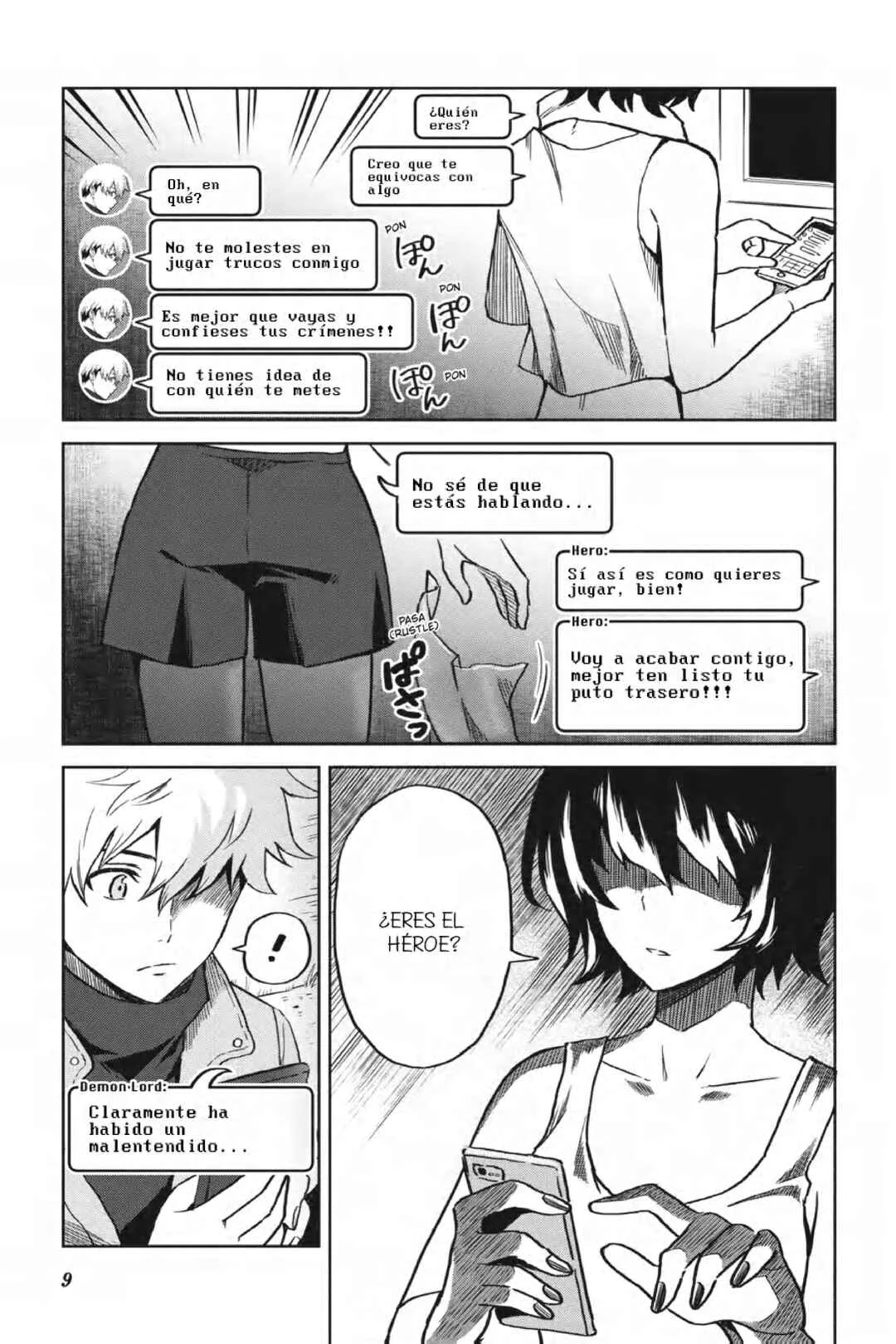 Moshi Role Playing Game no Sekai ni SNS ga Attara Capítulo 1: El Héroe y la Lord Demonio - Page 11