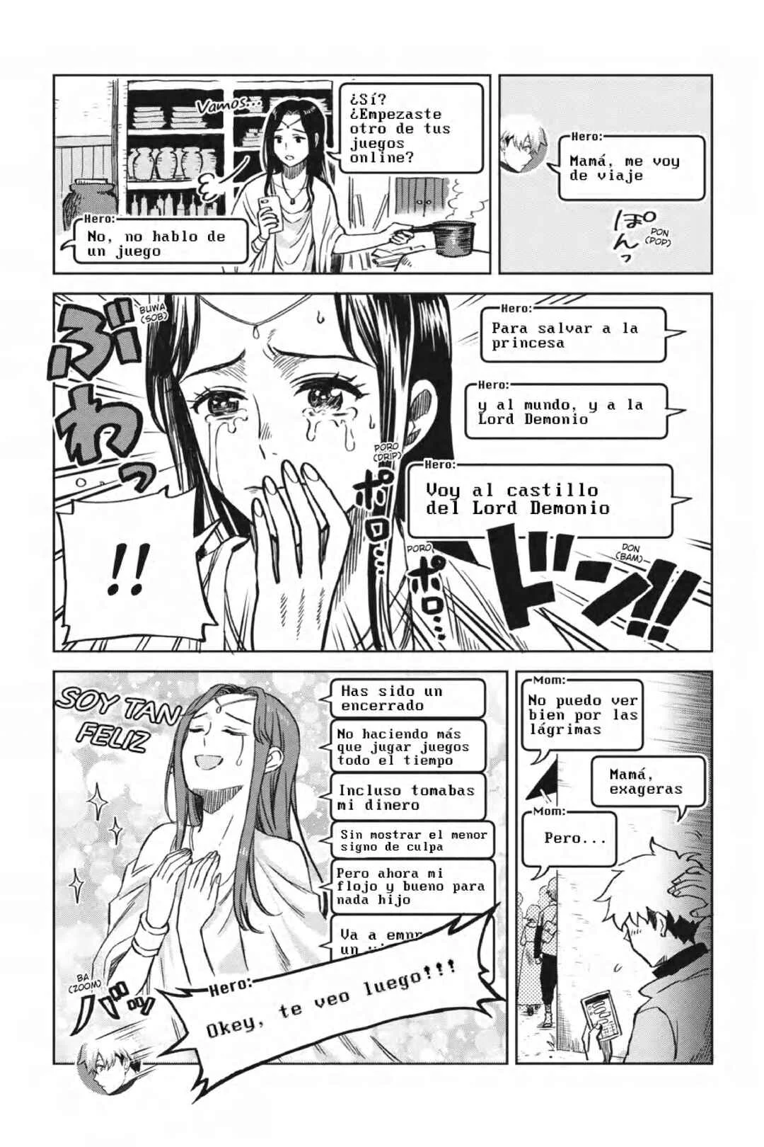Moshi Role Playing Game no Sekai ni SNS ga Attara Capítulo 1: El Héroe y la Lord Demonio - Page 13
