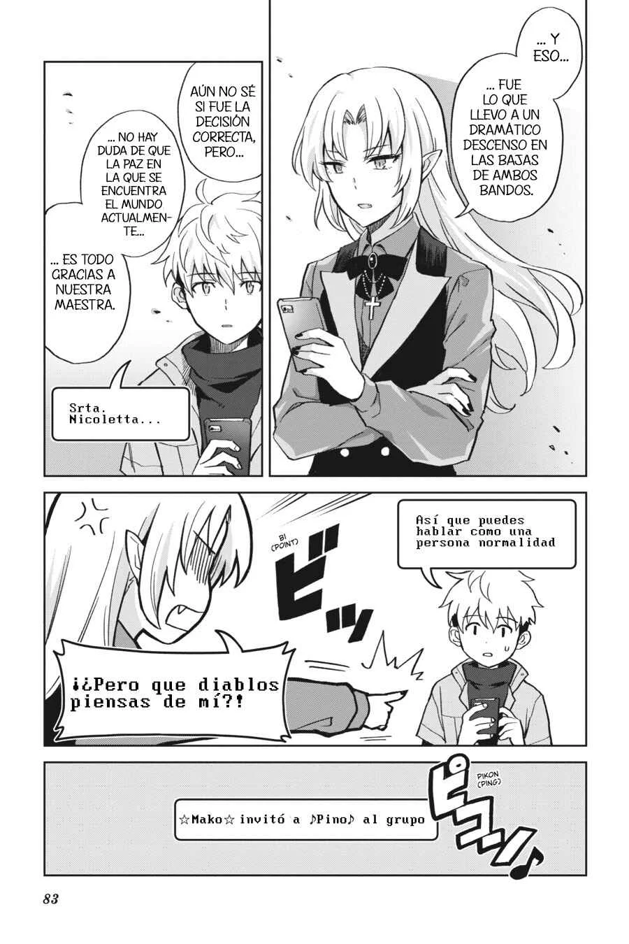 Moshi Role Playing Game no Sekai ni SNS ga Attara Capítulo 5: Tsundere Típica - Page 8