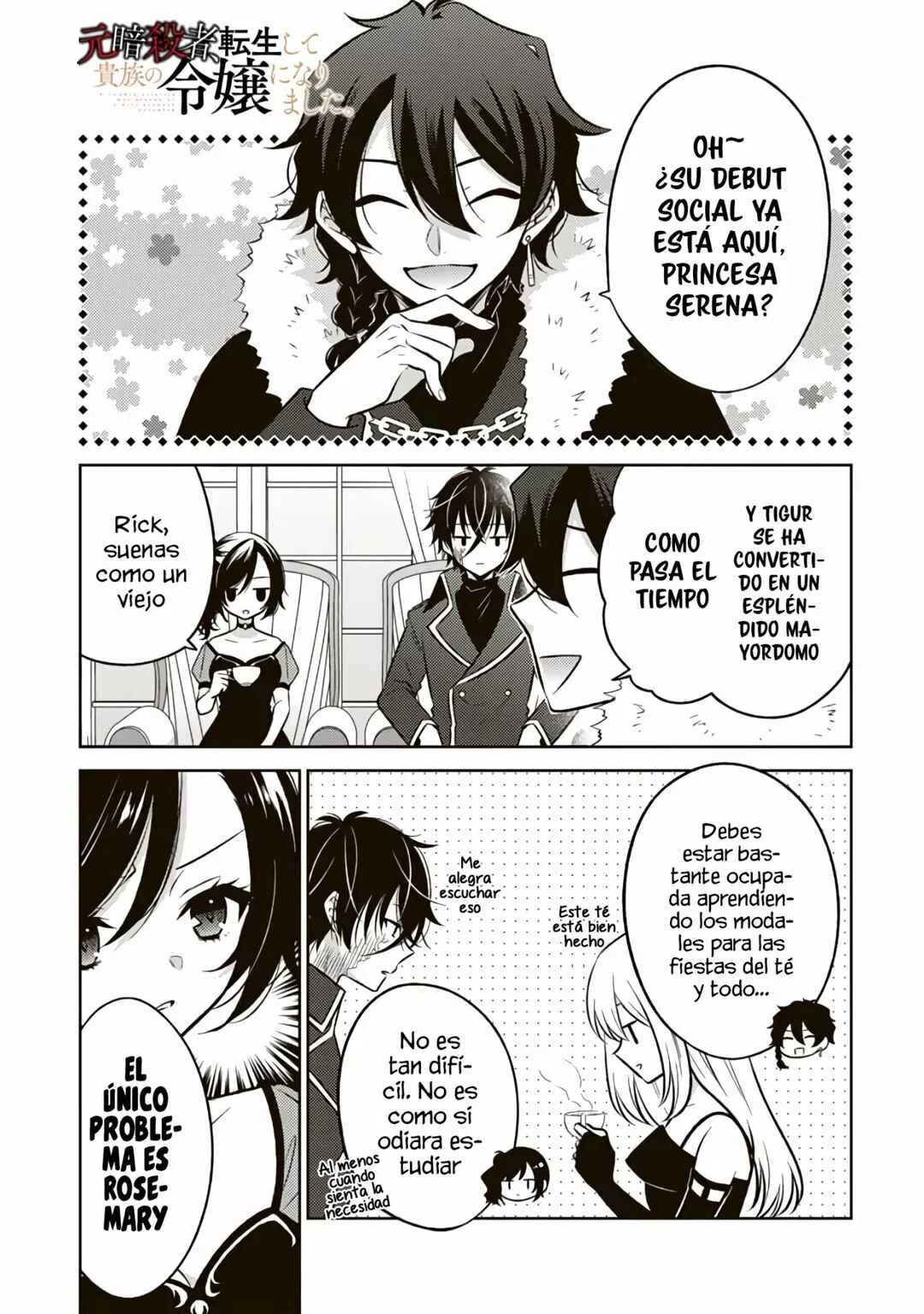 Moto Ansatsusha, Tensei Shite Kizoku no Reijou ni Narimashita Capítulo 5.1 - Page 1