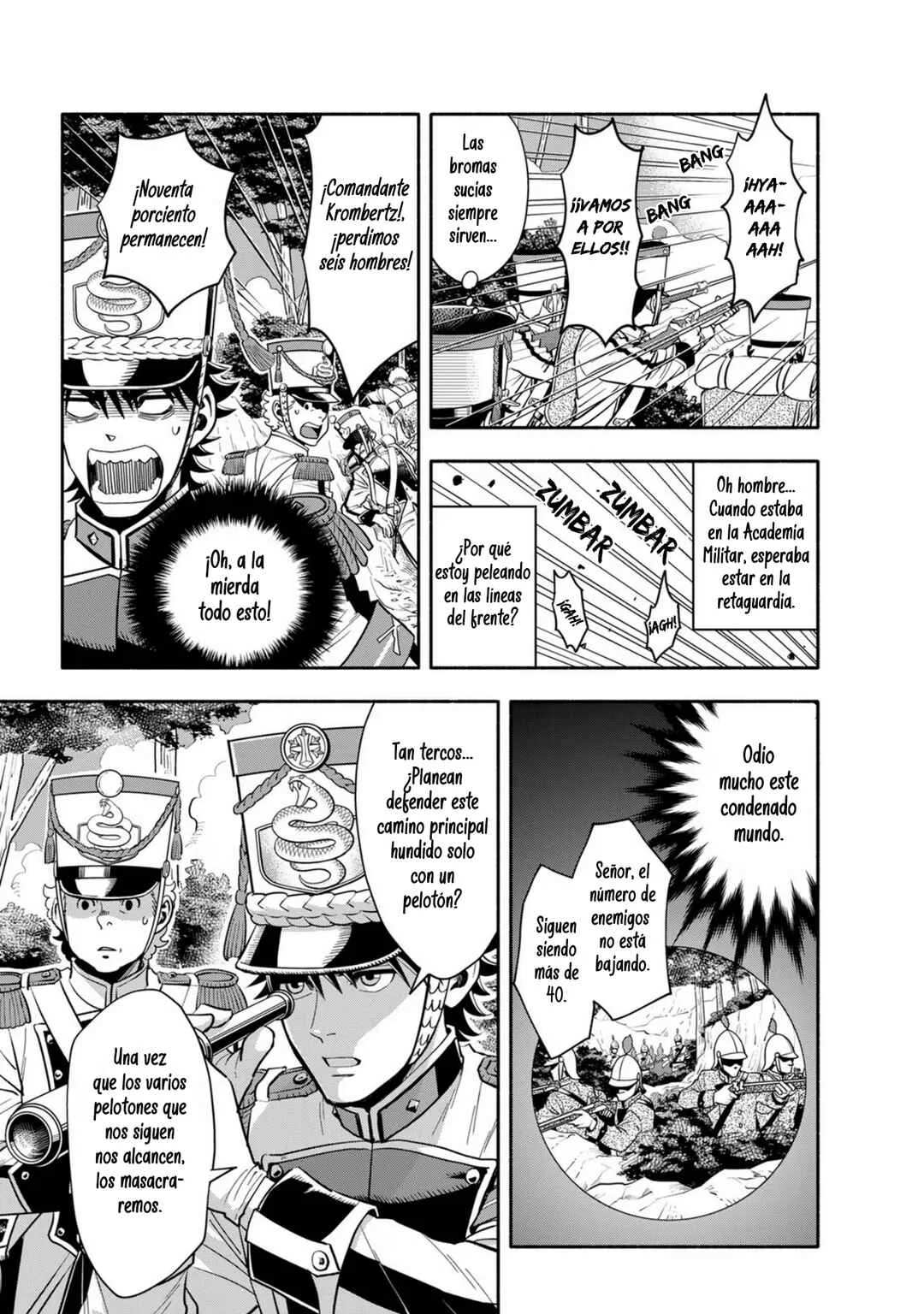 Musket Girls! ~Tensei Sanbou to Senretsu Otome-tachi~ Capítulo 1: ¡El oficial de personal "La Parca" ha nacido! - Page 8
