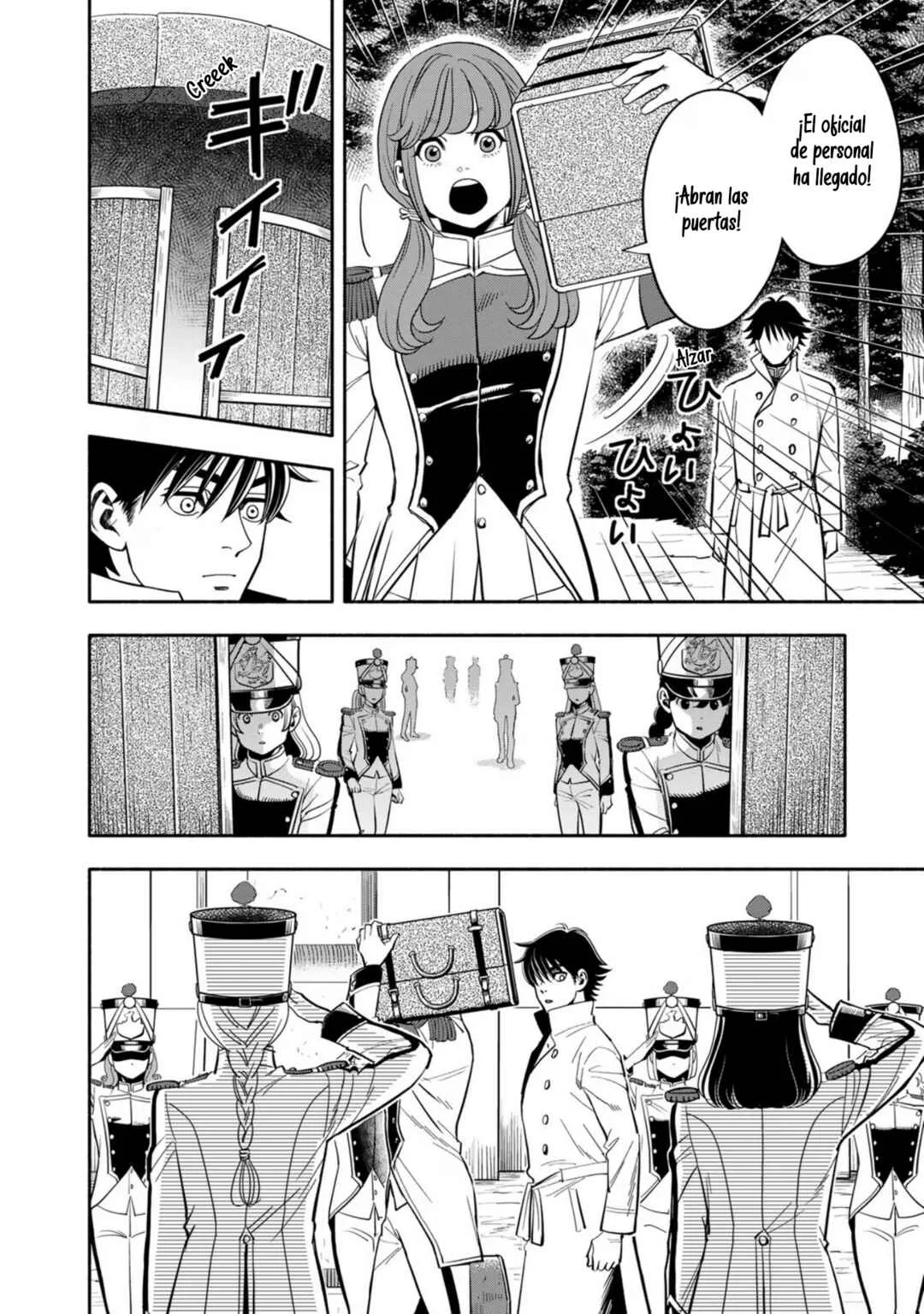 Musket Girls! ~Tensei Sanbou to Senretsu Otome-tachi~ Capítulo 1: ¡El oficial de personal "La Parca" ha nacido! - Page 33