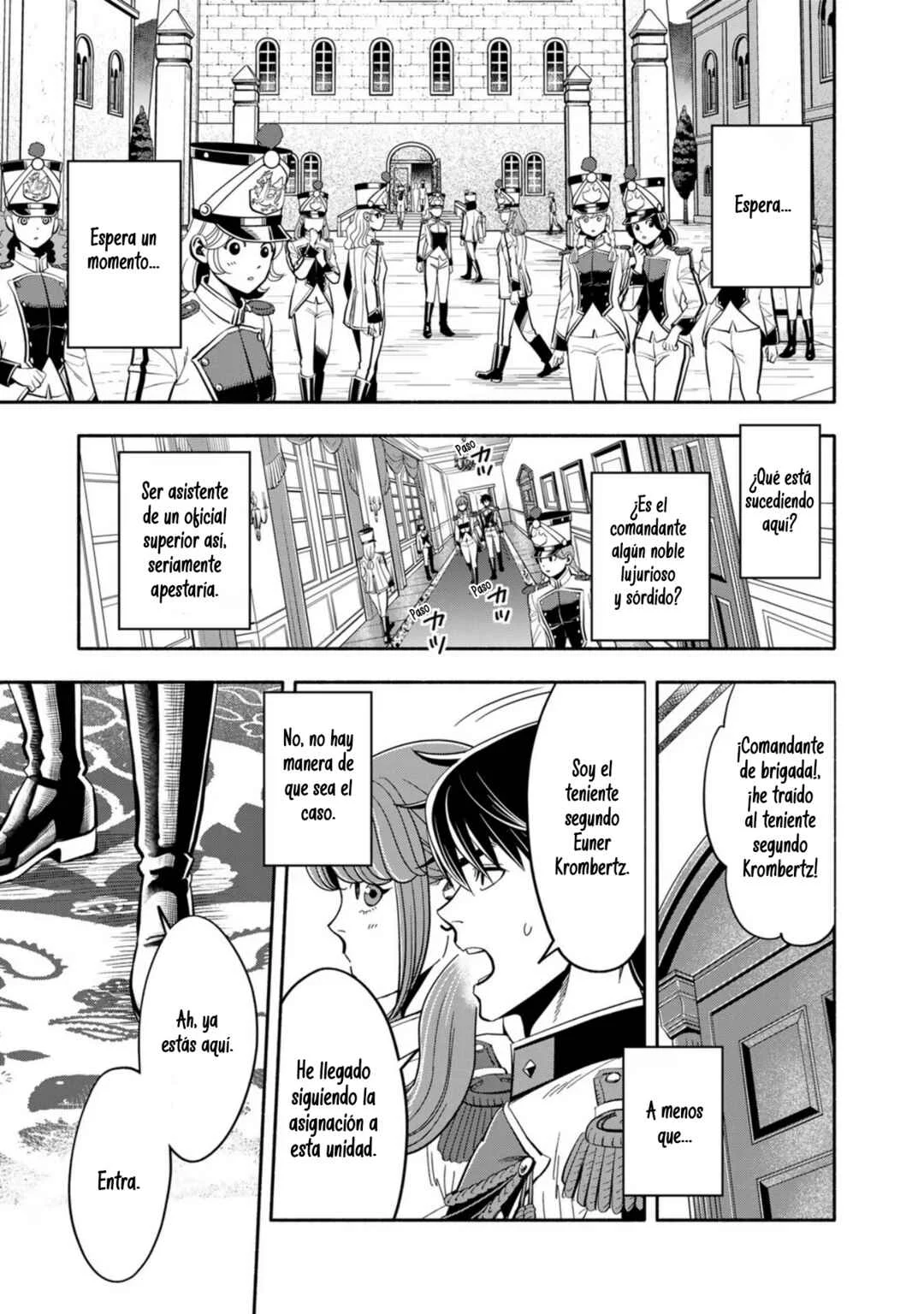Musket Girls! ~Tensei Sanbou to Senretsu Otome-tachi~ Capítulo 1: ¡El oficial de personal "La Parca" ha nacido! - Page 34