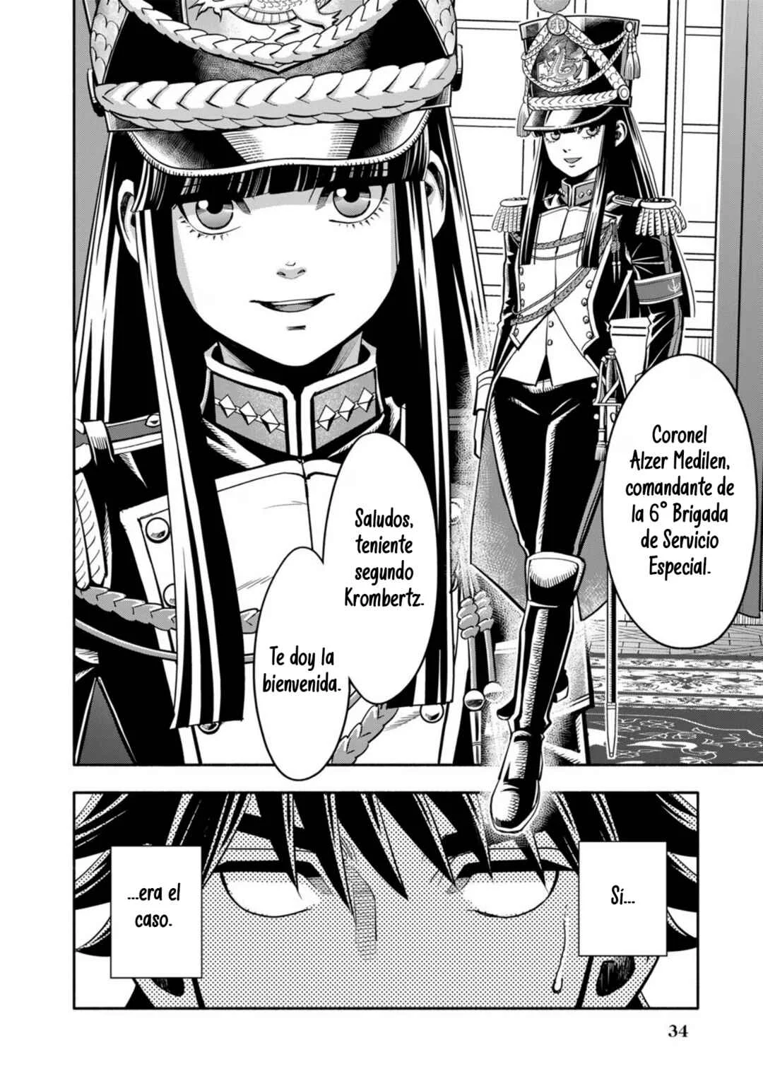 Musket Girls! ~Tensei Sanbou to Senretsu Otome-tachi~ Capítulo 1: ¡El oficial de personal "La Parca" ha nacido! - Page 35
