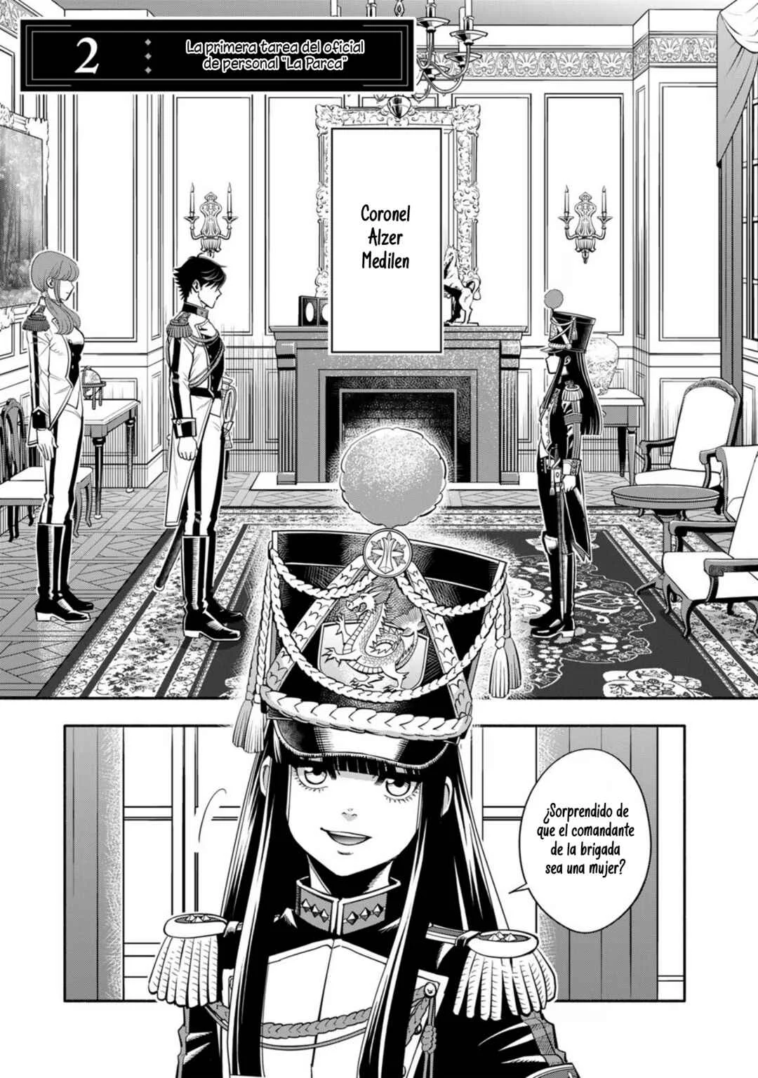Musket Girls! ~Tensei Sanbou to Senretsu Otome-tachi~ Capítulo 2: La primera tarea del oficial de personal "La parca" - Page 1