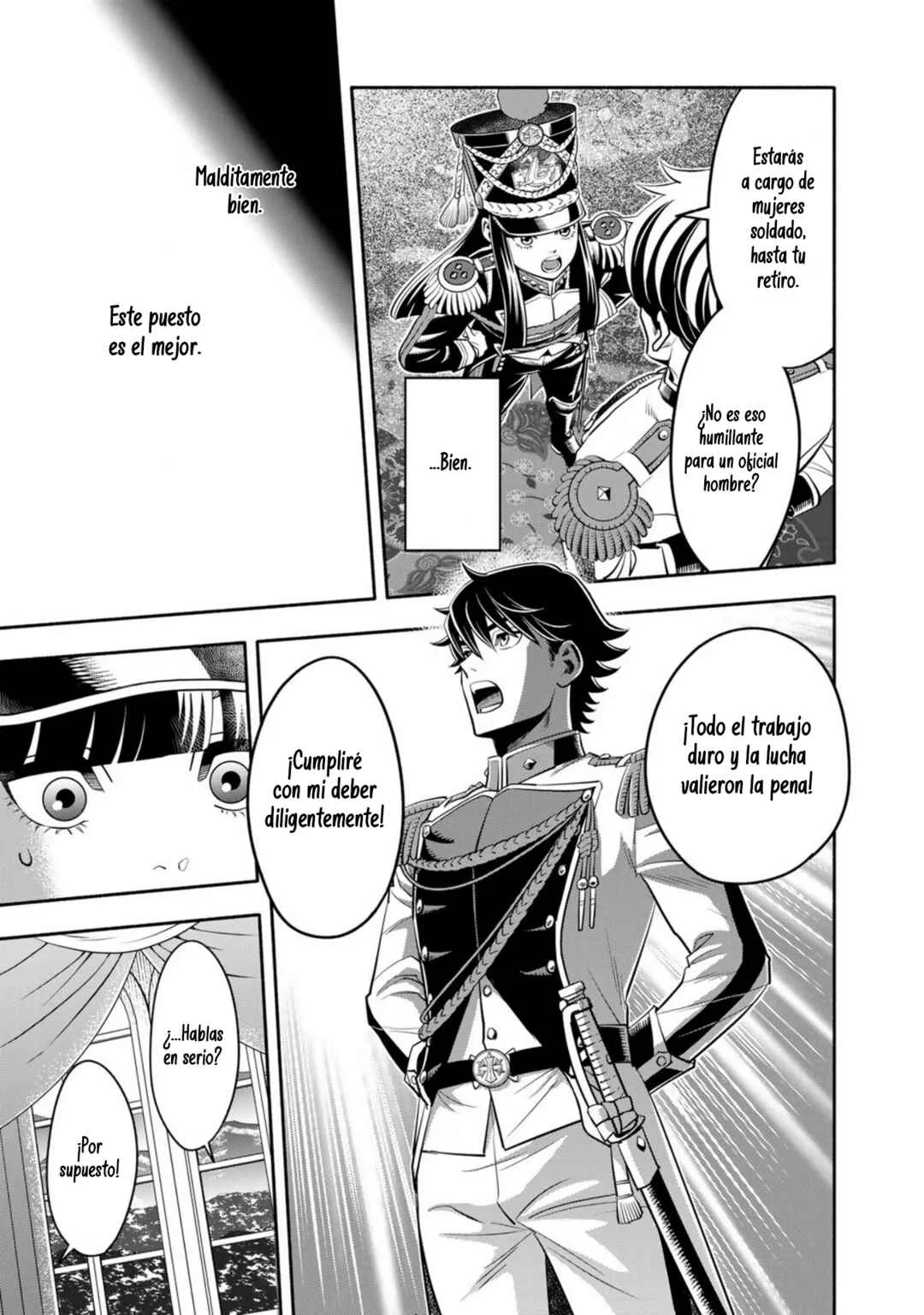 Musket Girls! ~Tensei Sanbou to Senretsu Otome-tachi~ Capítulo 2: La primera tarea del oficial de personal "La parca" - Page 15
