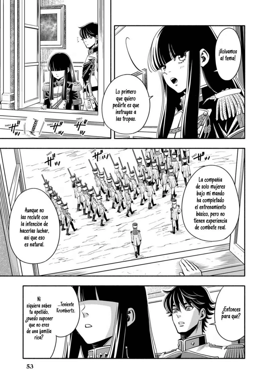 Musket Girls! ~Tensei Sanbou to Senretsu Otome-tachi~ Capítulo 2: La primera tarea del oficial de personal "La parca" - Page 19