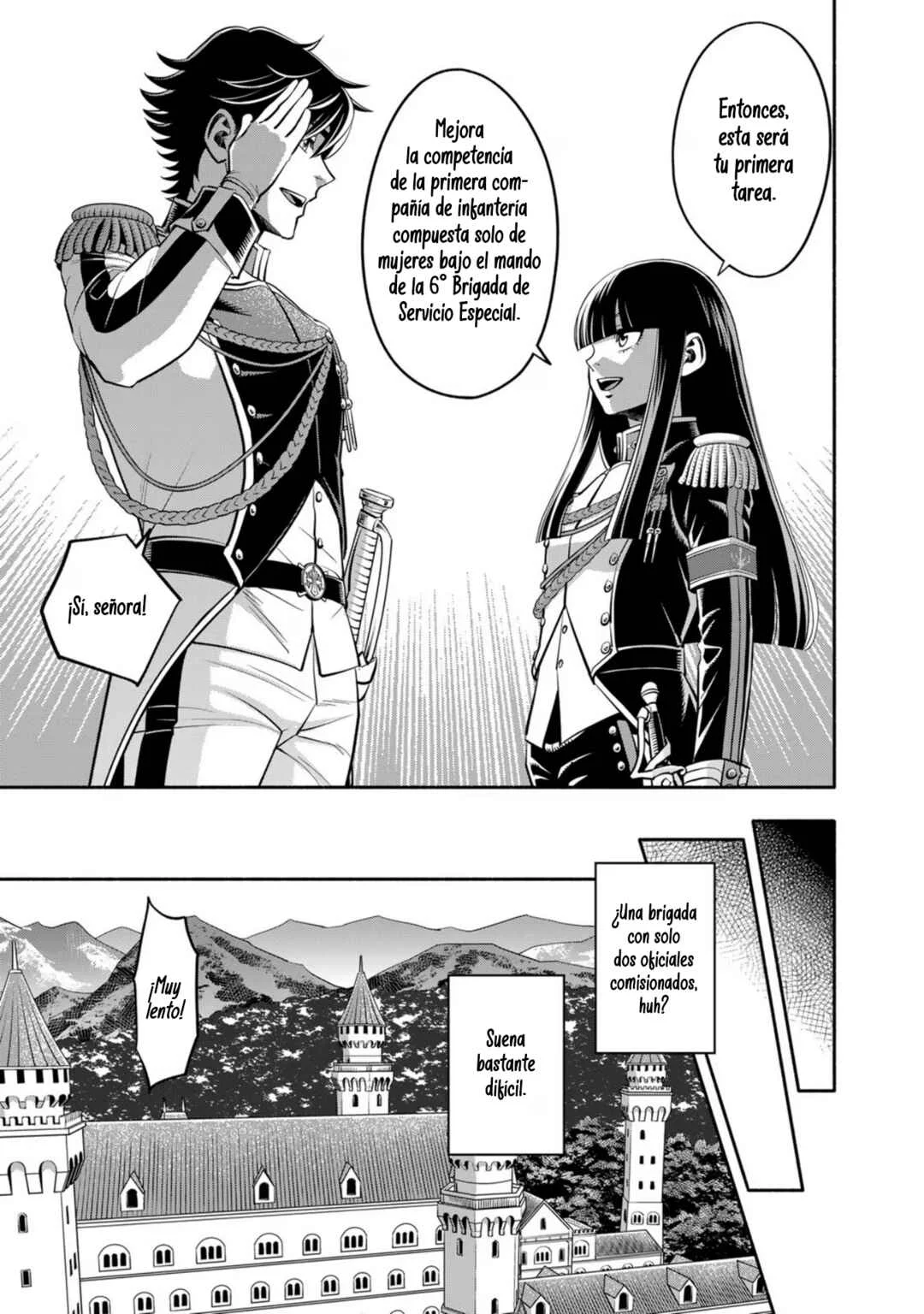 Musket Girls! ~Tensei Sanbou to Senretsu Otome-tachi~ Capítulo 2: La primera tarea del oficial de personal "La parca" - Page 27