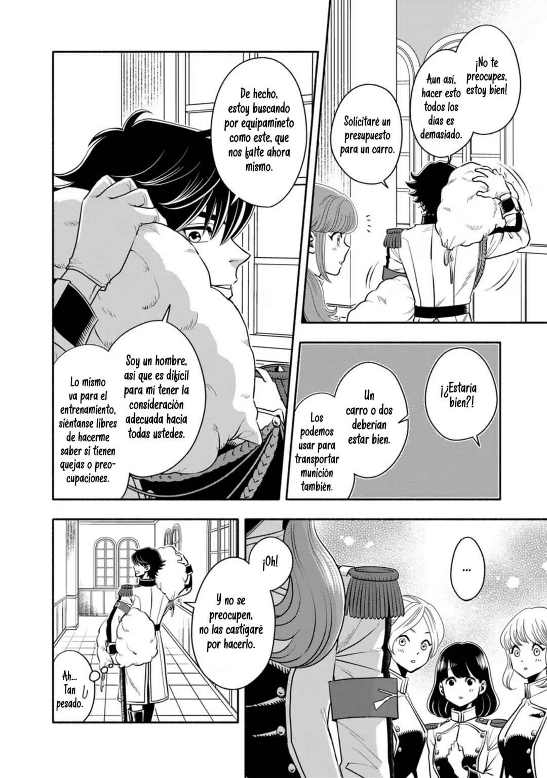 Musket Girls! ~Tensei Sanbou to Senretsu Otome-tachi~ Capítulo 3: ¡El oficial de personal "La Parca" da clases! - Page 10